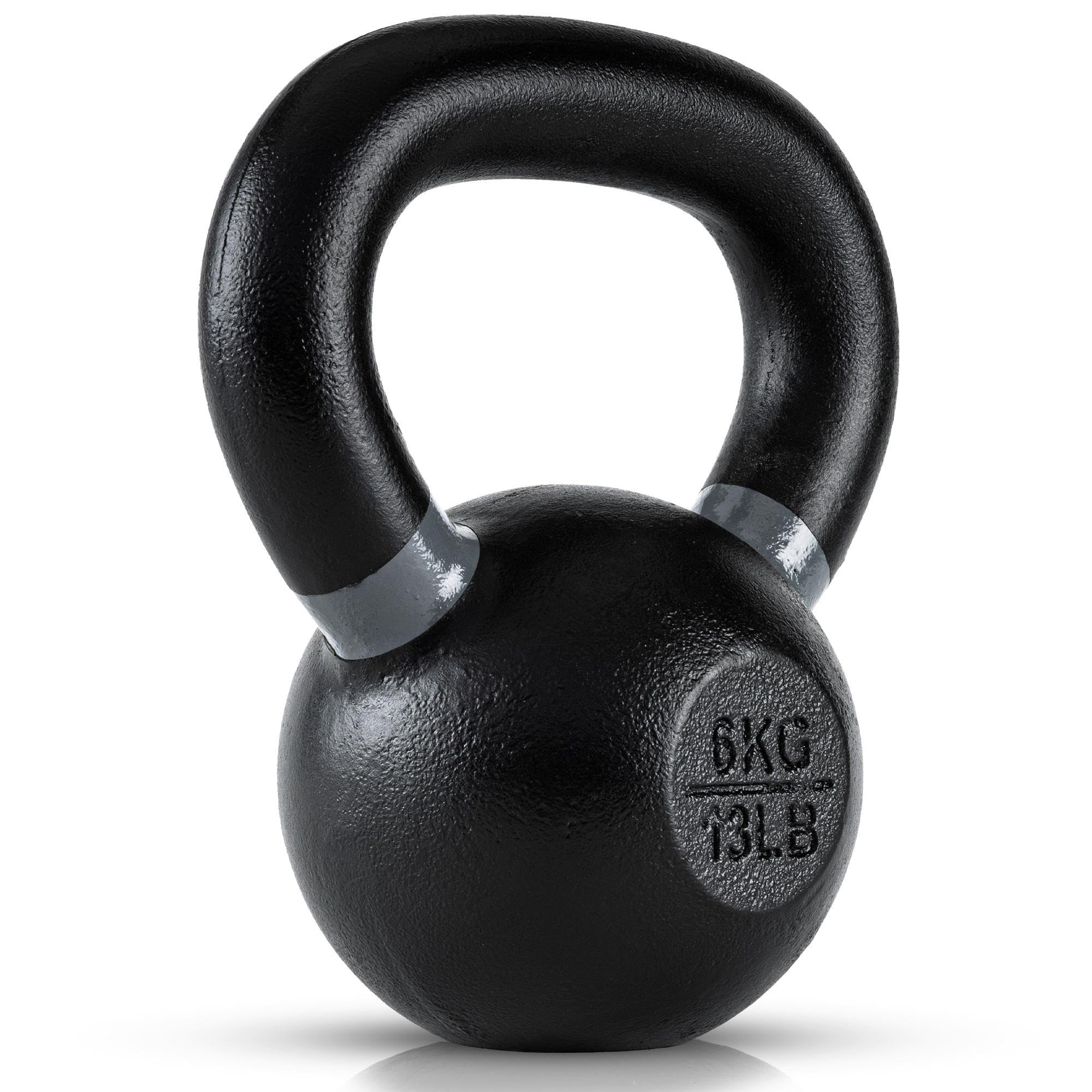 Premium Cast Iron Kettlebells - No-Welded Joints, Wide Handle for Strength Training - Durable Powder Coated Kettlebell Weights Set for Men & Women - Perfect for Home Gym, CrossFit, and Functional Fitness Workouts