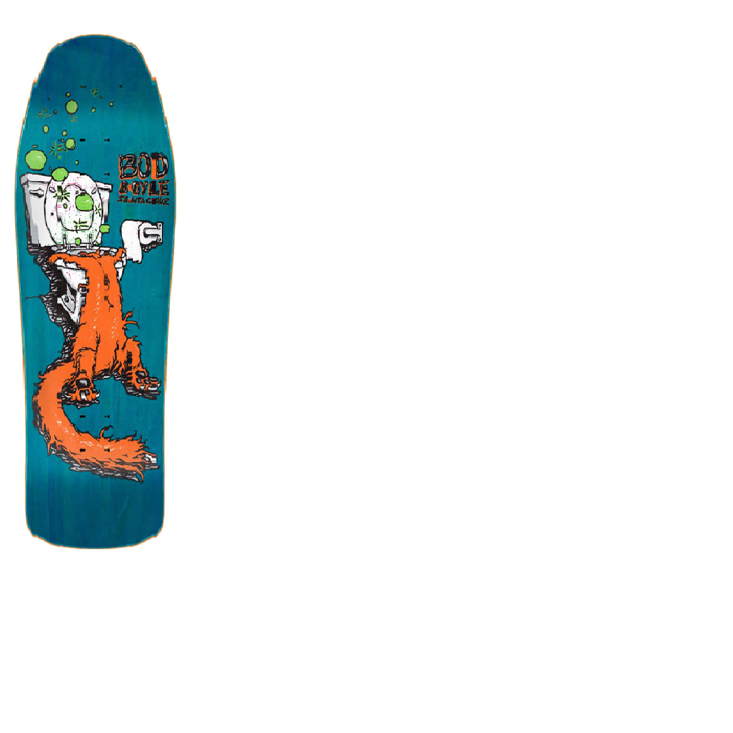 Santa Cruz Skateboard Deck - Boyle Sick Cat Old School Reissue 9.99 x 31.78 Inches | Classic Skateboard for Street & Park Riding | Perfect for Skaters & Collectors