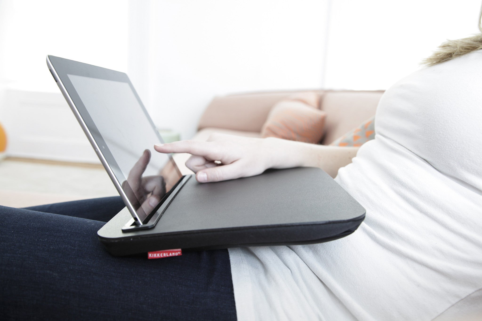 iBed Extra Large Lap Desk - Portable Laptop Tray for Bed, Couch & Floor - Lightweight & Ergonomic Workspace for Home, Office & Travel