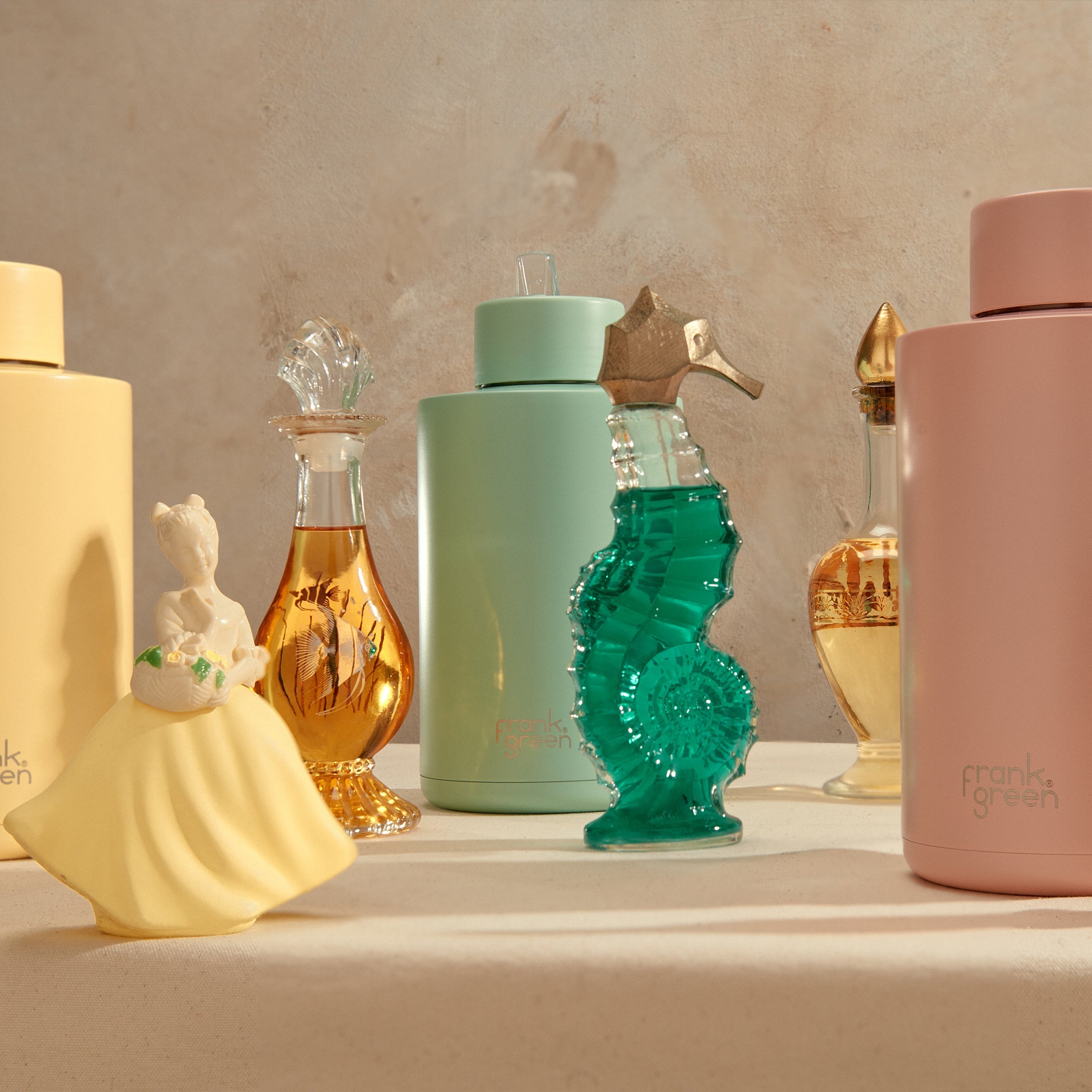Eco-Friendly Ceramic Reusable Water Bottle 68oz (2000ml) - Moon Dust Color - Perfect for Outdoor Activities, Gym & Office Use