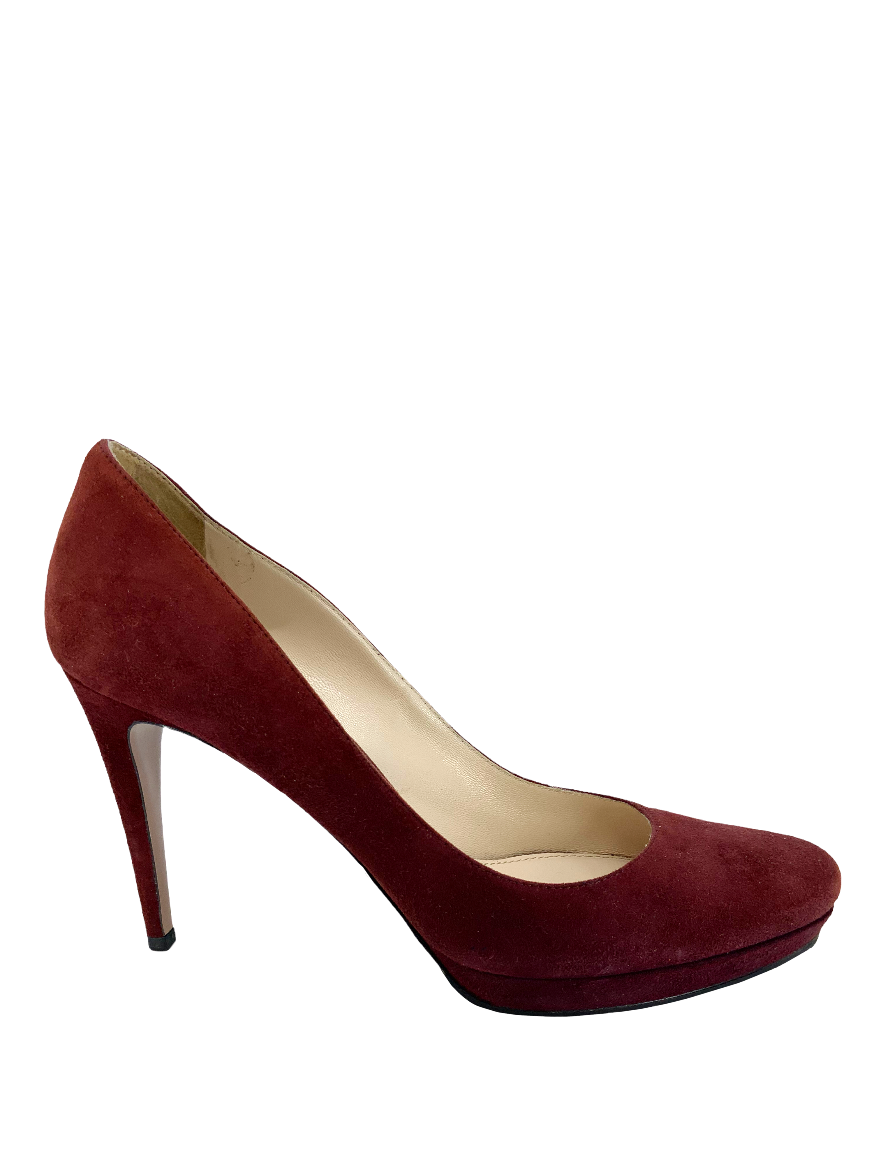 PRADA Suede Platform Pumps Women's Size 10 US | Luxury Designer High Heels for Wedding, Party & Office Wear