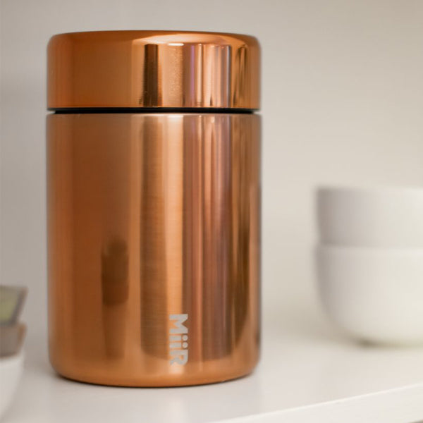 MiiR Airtight Coffee Canister - 16oz Stainless Steel Coffee Storage Container with Locking Lid - Keep Coffee Fresh for Home, Office, or Camping Use