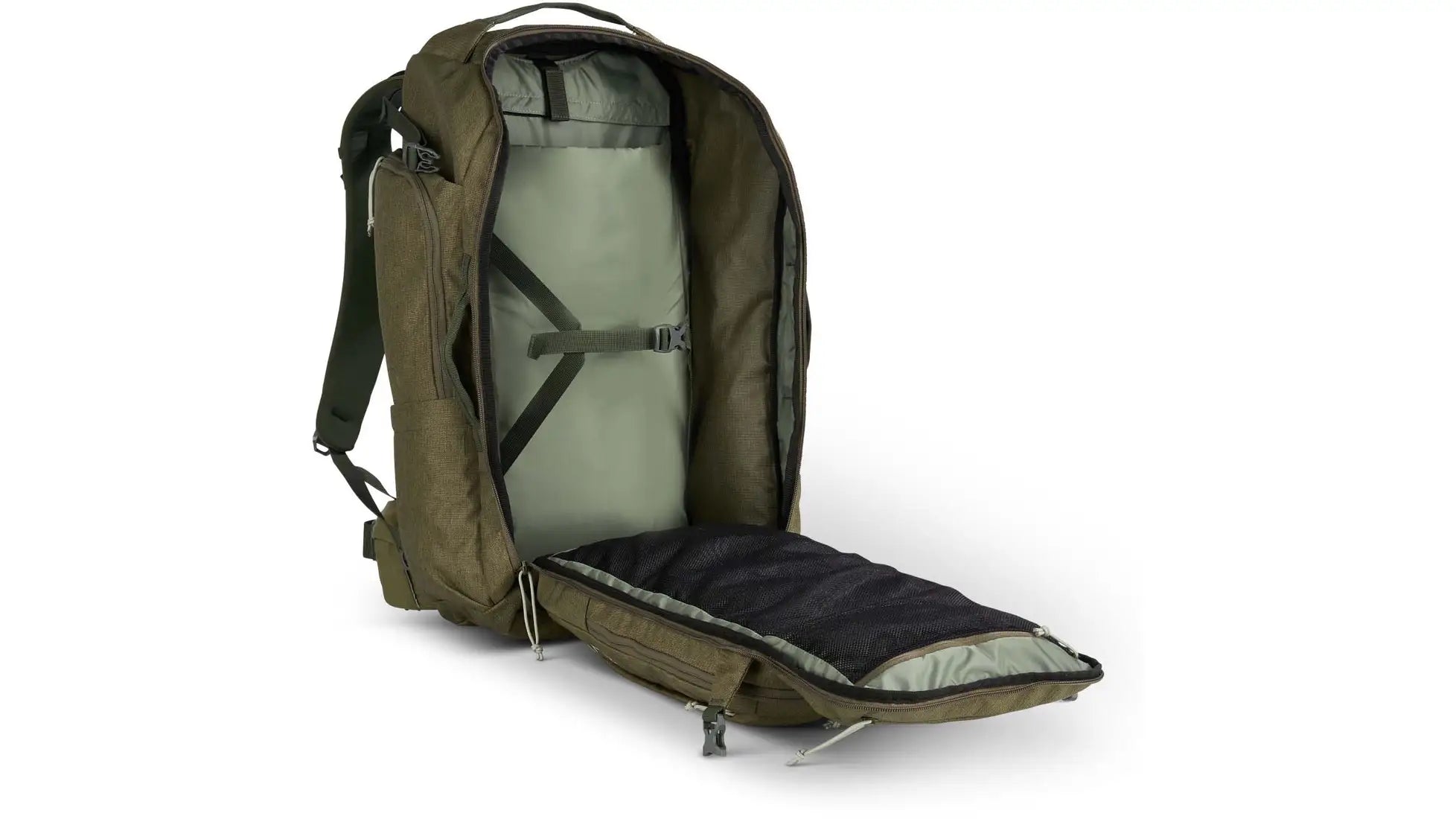 Kelty Redwing Traveler 40 Backpack - Lightweight Hiking & Travel Backpack for Men & Women, Durable 40L Capacity, Burnt Olive Color - Perfect for Camping, Backpacking & Outdoor Adventures