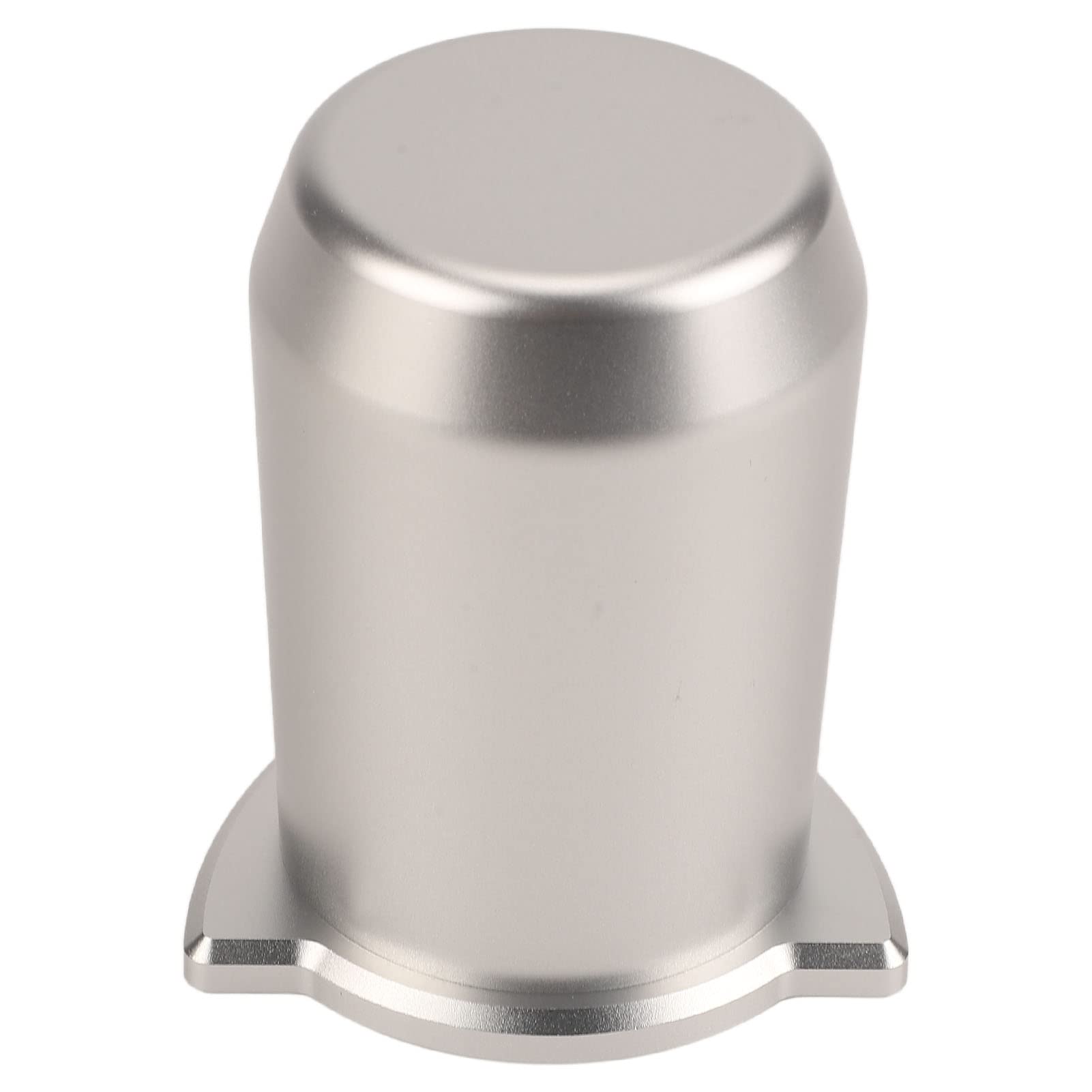 Premium Compact Aluminum Alloy Coffee Powder Cup - Lightweight Dosing Mug for Espresso, French Press & Pour Over (Silver) | Perfect for Home Baristas & Coffee Enthusiasts