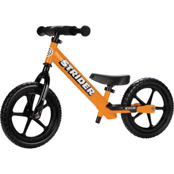 Strider 12 Sport Balance Bike for Kids Ages 1.5-5 Years | No-Pedal Toddler Bike for Learning to Ride | Lightweight Aluminum Frame | Indoor & Outdoor Use | Perfect First Bike for Boys & Girls
