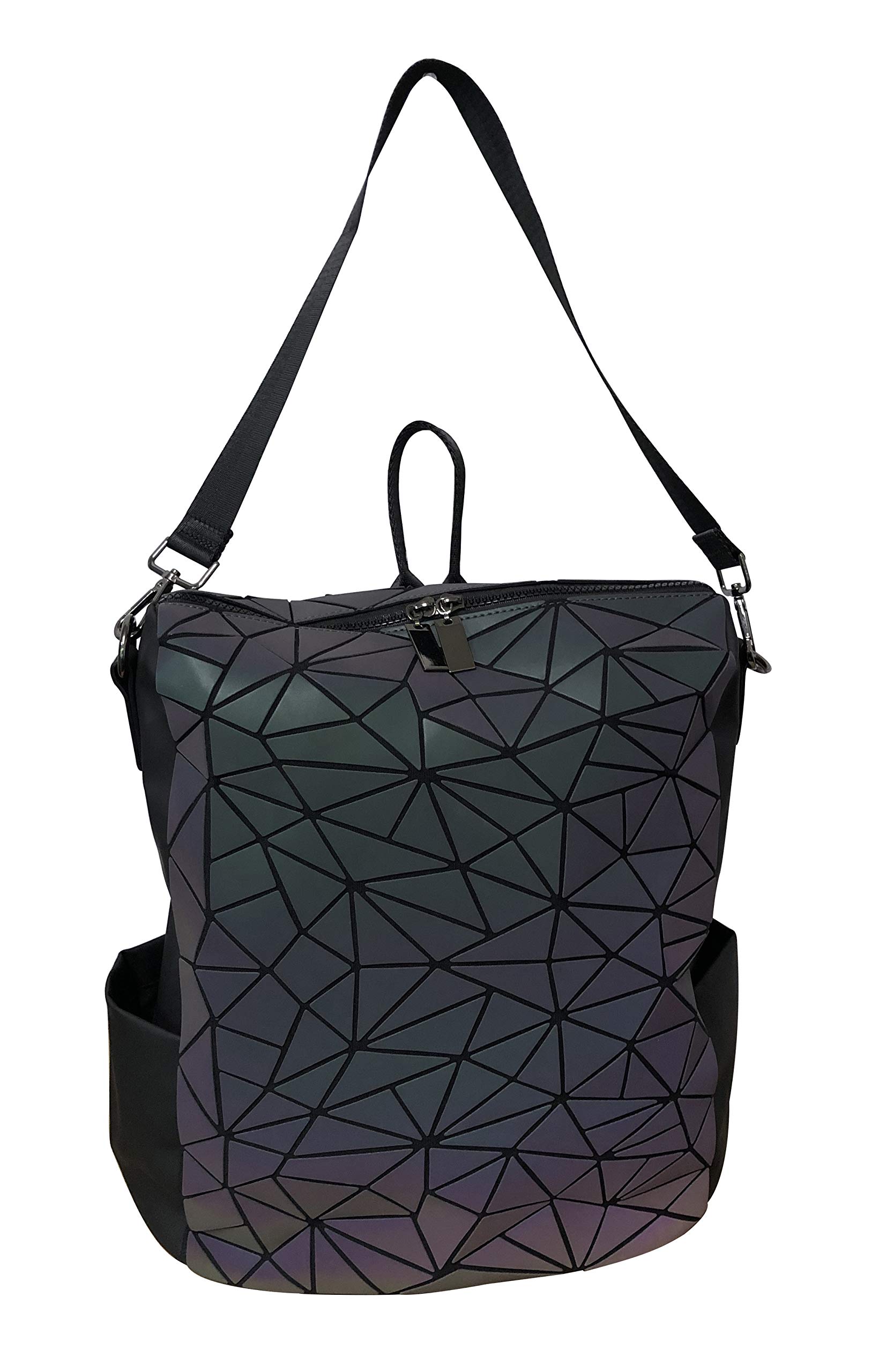 APC Tegan Luminous Geometric Tote Backpack (3401-9) - Stylish Waterproof Shoulder Bag for Women, Perfect for Work, Travel & Daily Use
