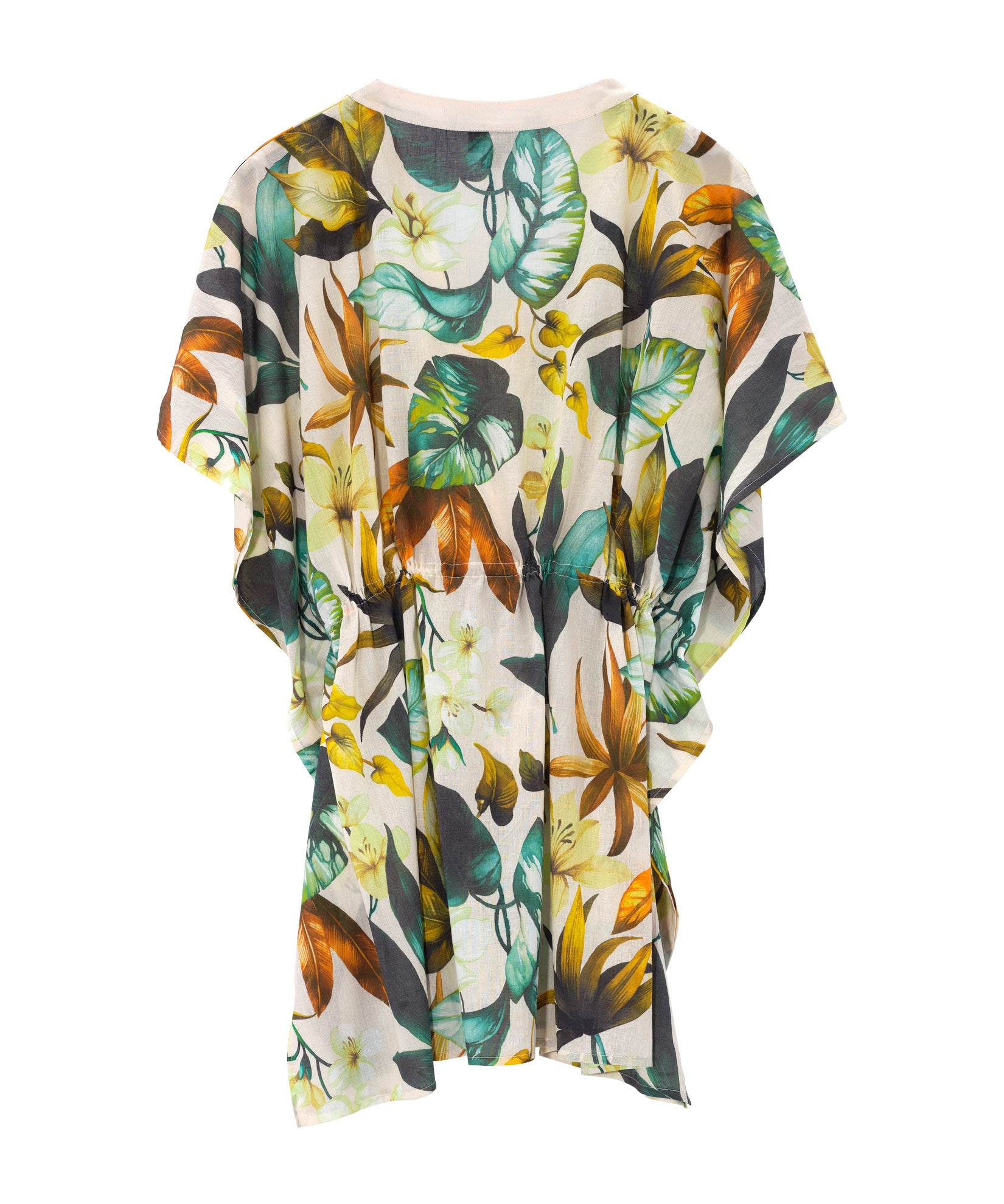 Oasis Palm Butterfly Caftan - Flowy Boho Maxi Dress for Women | Beach Cover Up, Summer Vacation, Poolside Lounge, Festival Outfit