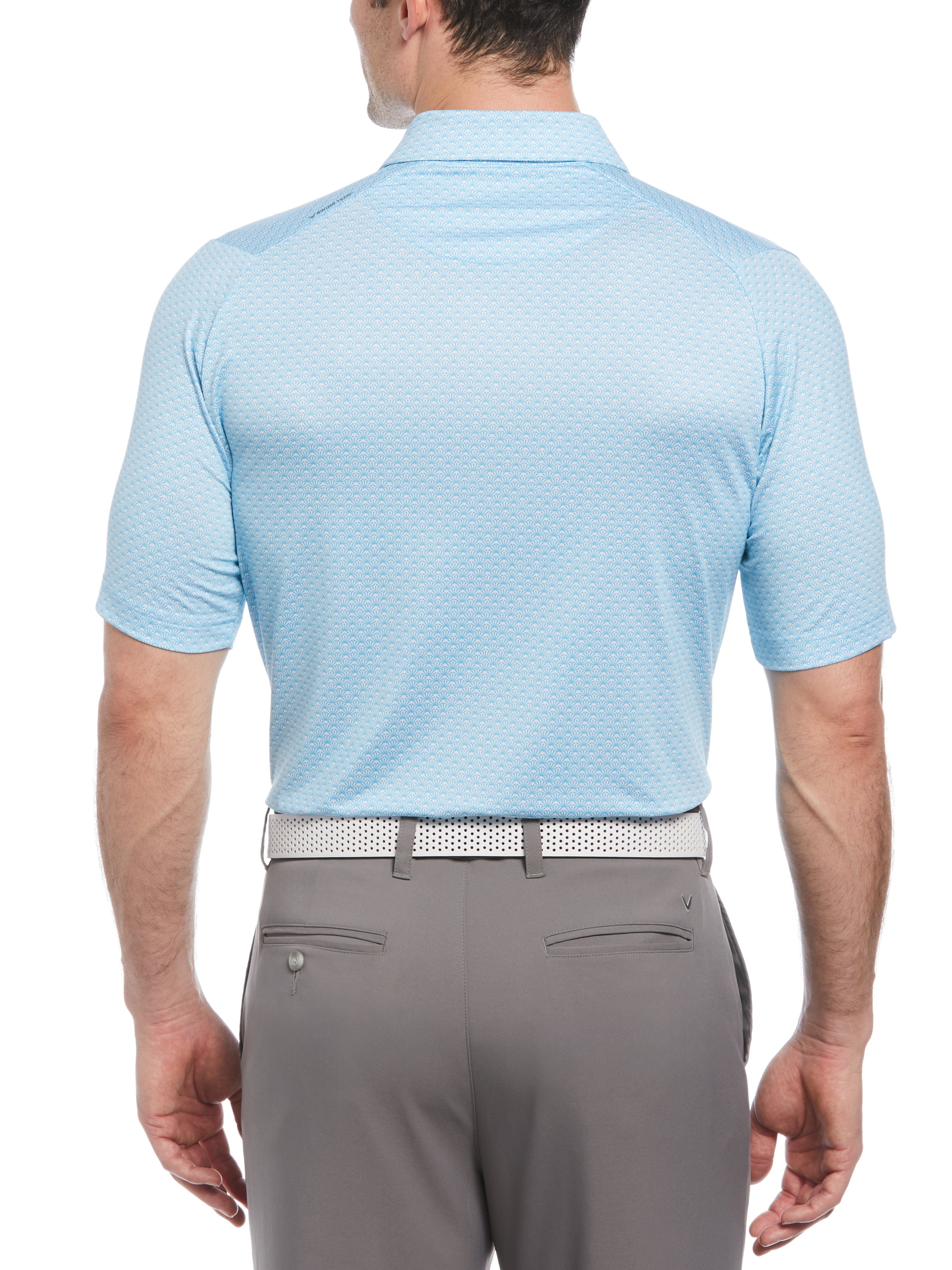 Men's Stylish Golf Polo Shirt with Trademark Print - Breathable & Comfortable for Golfing, Casual Wear & Outdoor Activities