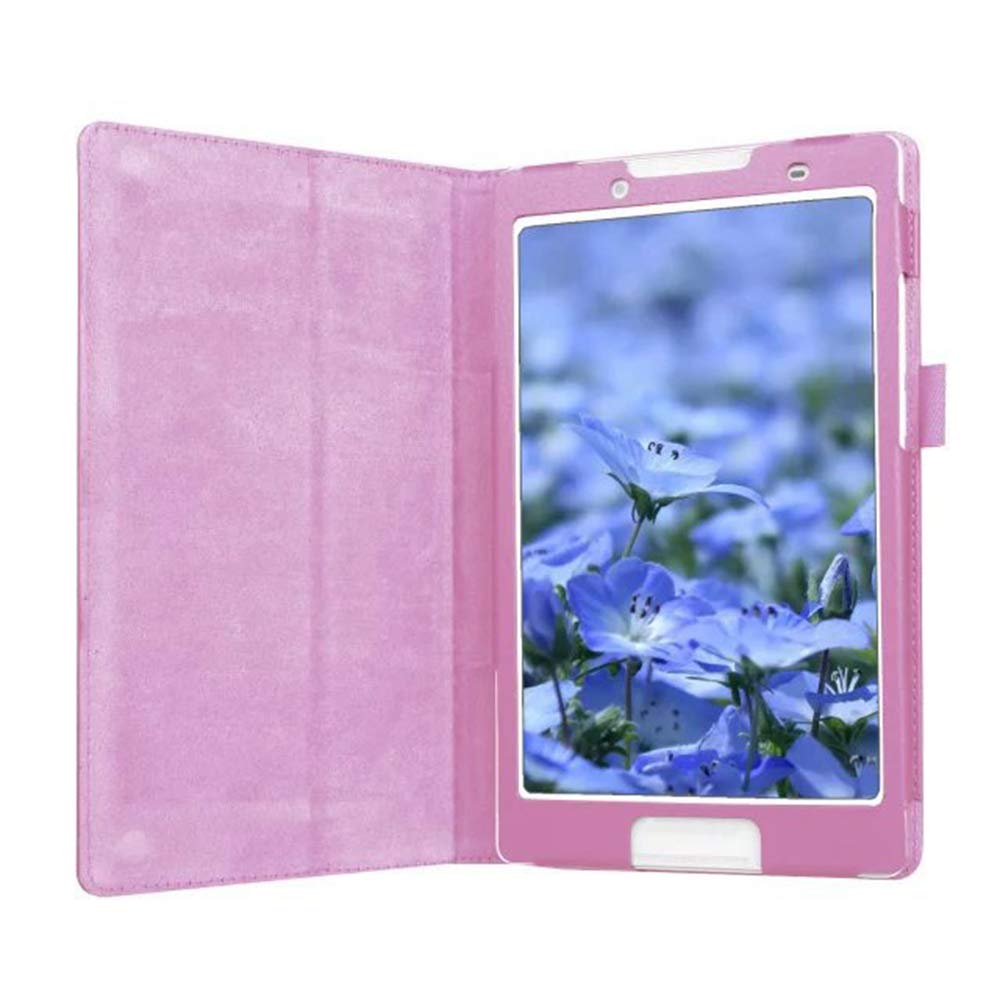 Premium Slim PU Leather Folio Case for Sony Xperia Z4 Tablet 10.1 Inch - 2-Folding Stand Cover with Auto Sleep/Wake Function (Pink) | Perfect for Work, Travel & Home Entertainment