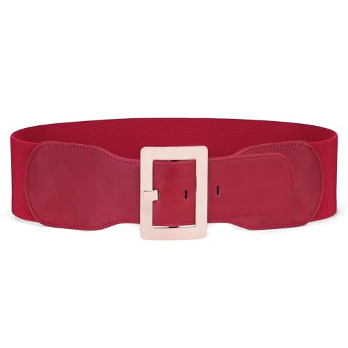 H-red With Golden Buckle