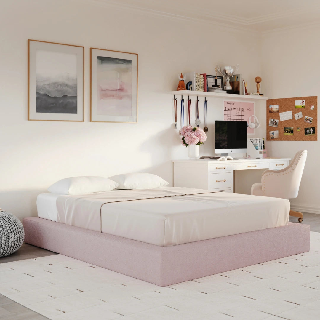 Kids Ultra Bed Frame - Sturdy & Safe Cotton Candy Design for Toddlers & Children | Perfect for Bedrooms, Playrooms & Sleepovers