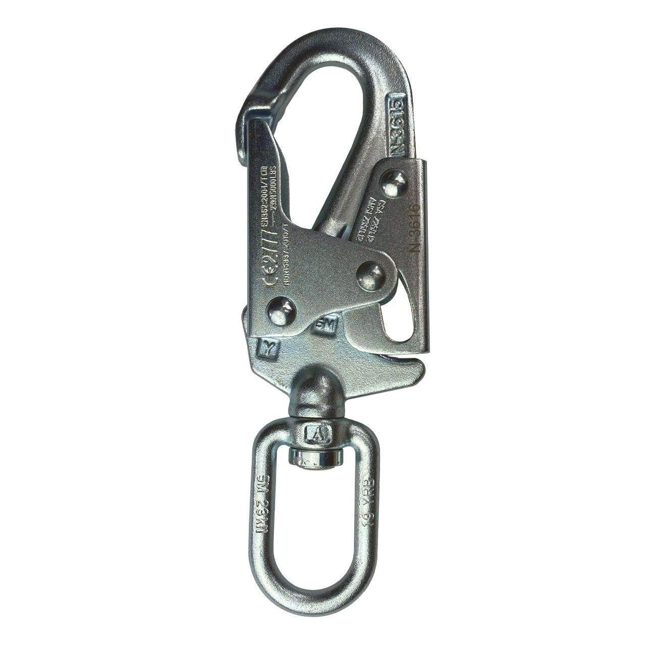 Steel Core Flip Line Kit for Tree Climbing - 5/8 in x 12 ft Adjustable Arborist Lanyard | USA Made, Low Stretch & Cut Resistant | Perfect for Professional Tree Work, Logging & Outdoor Climbing Safety
