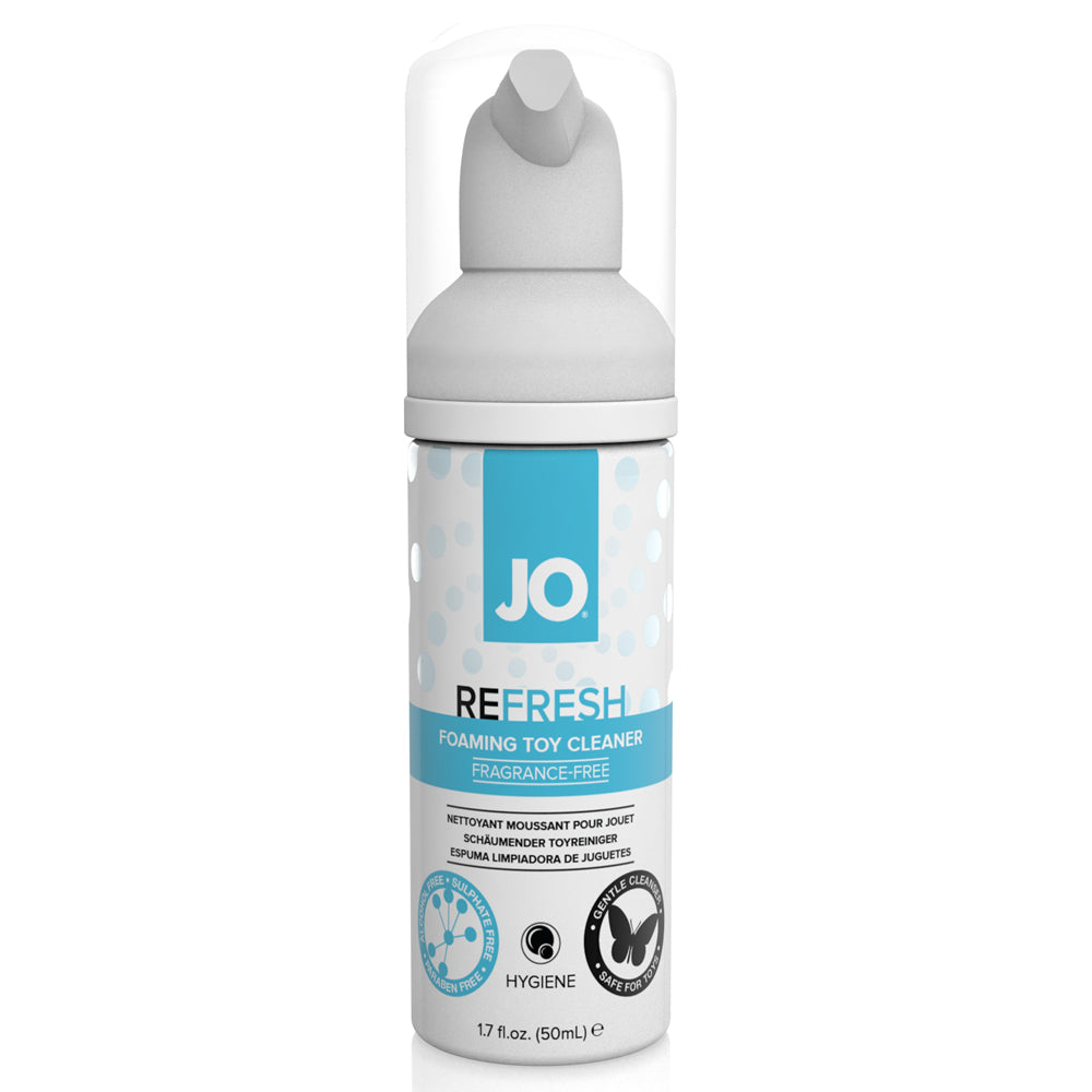 JO Refresh Foaming Toy Cleaner - Safe & Effective Cleaning Solution for Kids Toys, Stuffed Animals & Plastic Playthings | Perfect for Daycares, Nurseries & Home Use