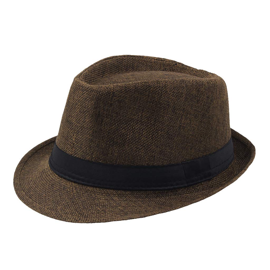 Breathable Linen Baseball Cap for Men & Women - CurlyStraw Sun Hat for Outdoor, Summer, Jazz & Casual Wear | Perfect for Beach, Hiking, and Everyday Use
