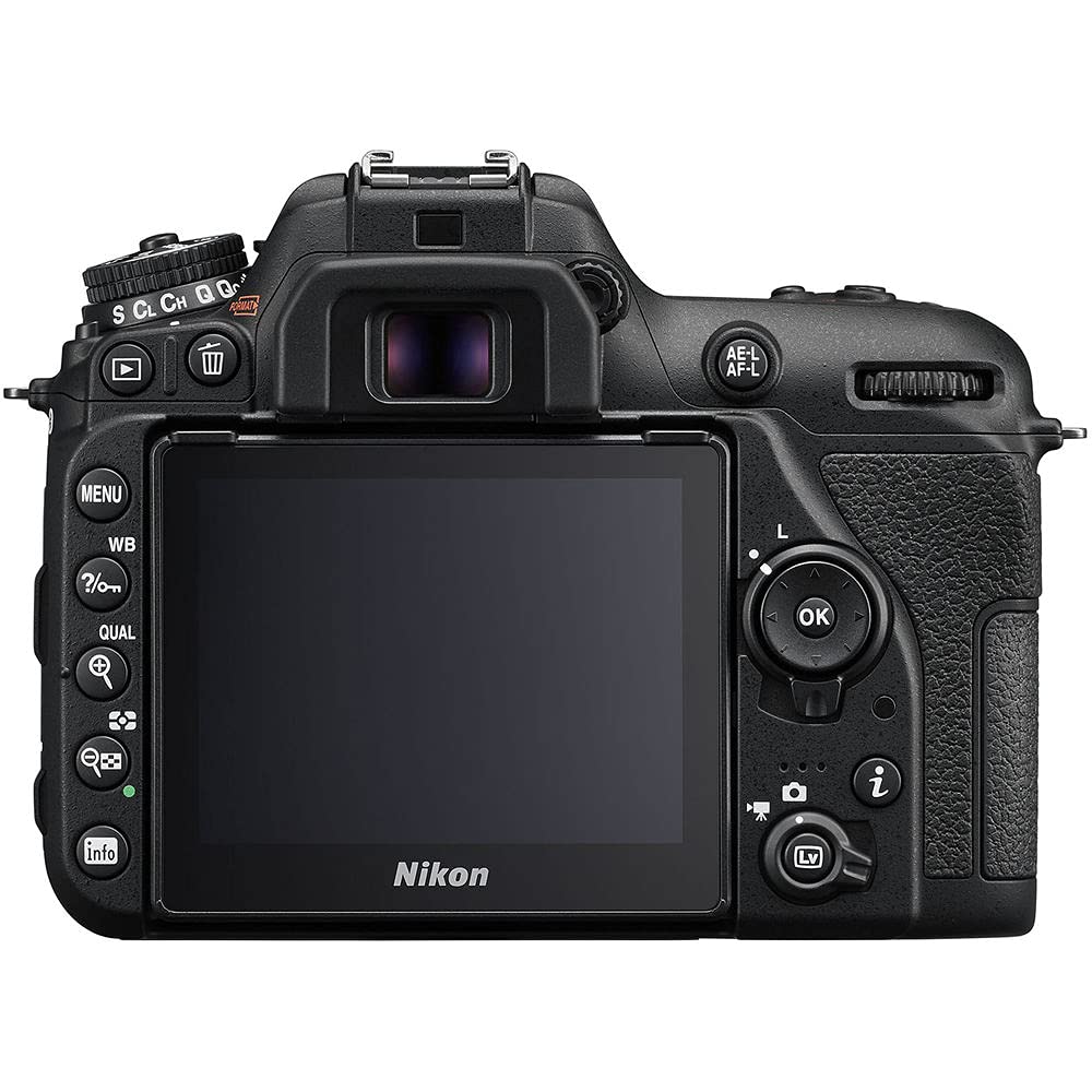 Nikon D7500 20.9MP DSLR Digital Camera Body Only - Professional Photography Bundle with 64GB SD Card, Large Camera Bag, EN-EL15 Spare Battery & Cleaning Kit (Renewed) - Perfect for Travel, Wildlife & Portrait Photography