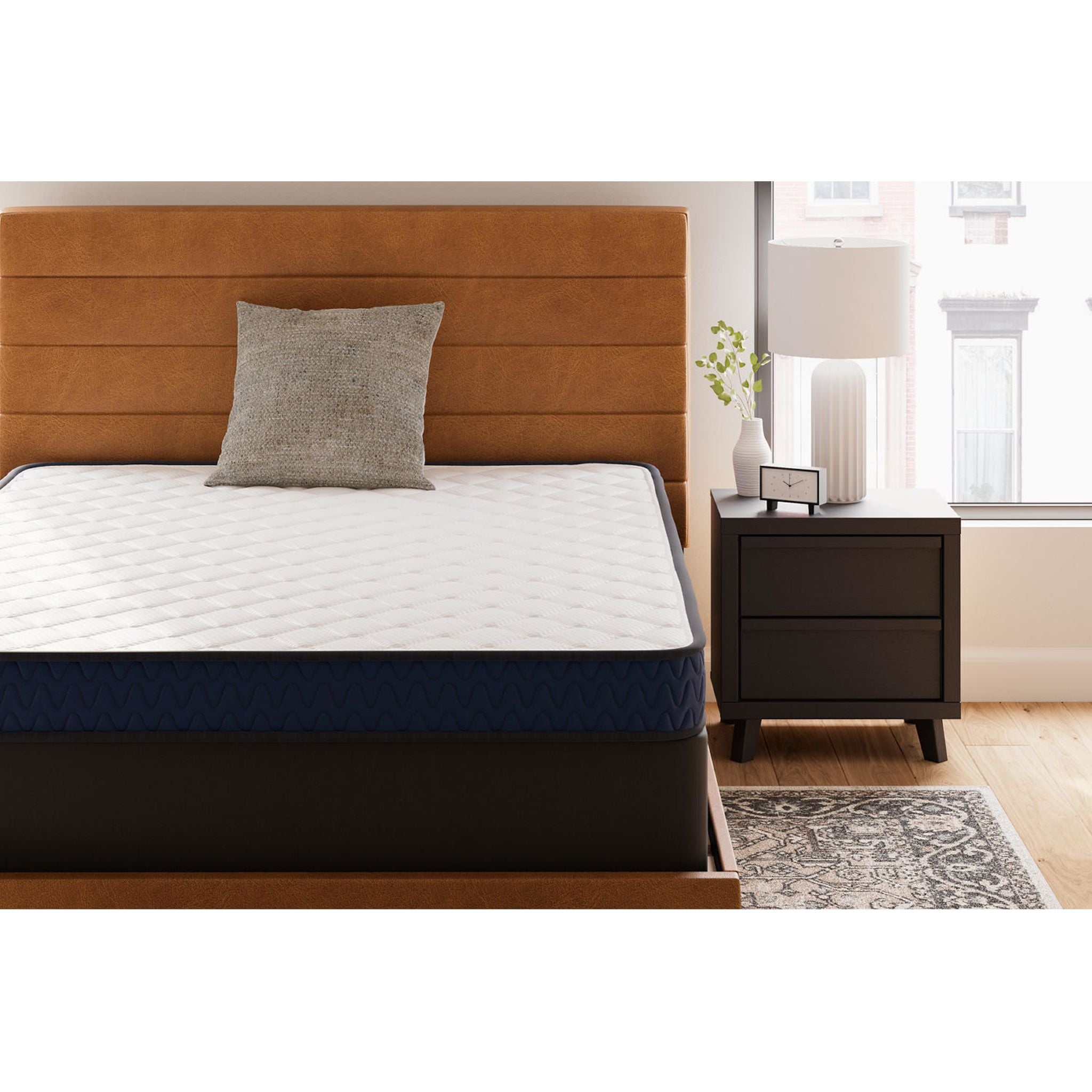 Ashley Sleep Essentials 6 Inch Firm Mattress - Premium Support for Back Pain Relief & Pressure Relief - Perfect for Guest Rooms, Kids Beds & Small Spaces