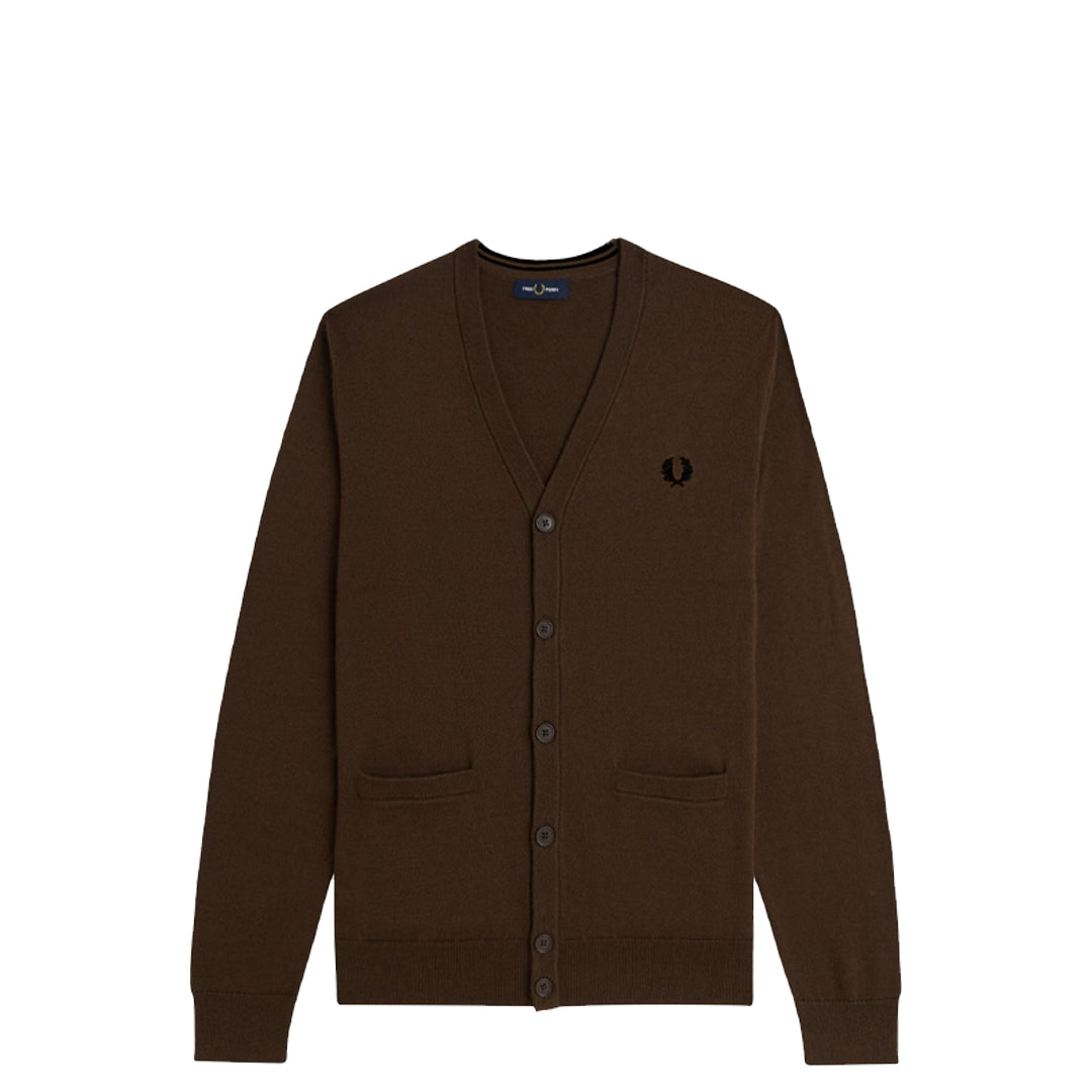 Classic Cardigan Sweater in Burnt Tobacco - Perfect for Fall Layering & Cozy Winter Outfits