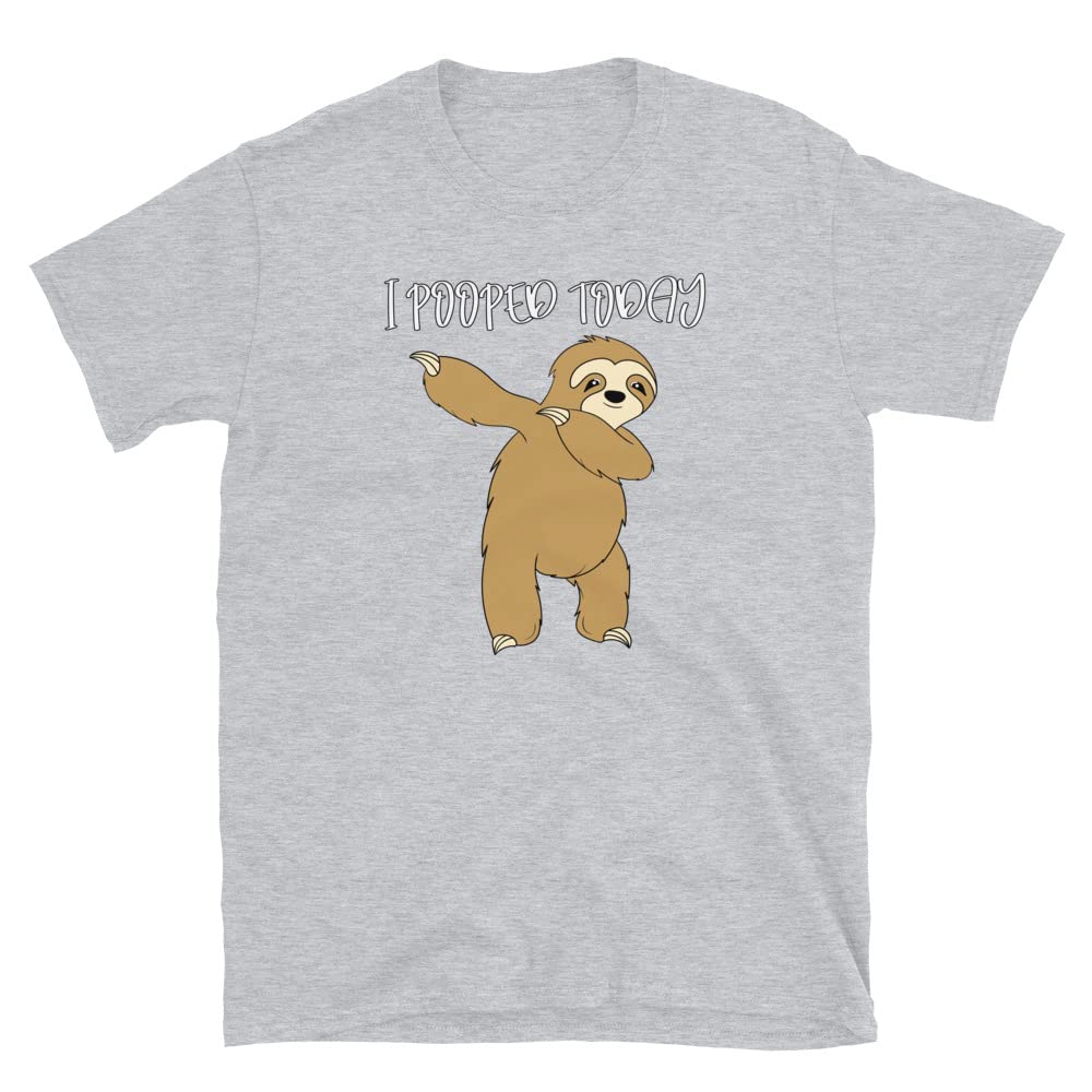 I Pooped Today Funny Novelty T-Shirt for Men | Soft Cotton Graphic Tee with Unique Poop Design - Perfect for Gag Gifts, Prank Parties & Casual Wear