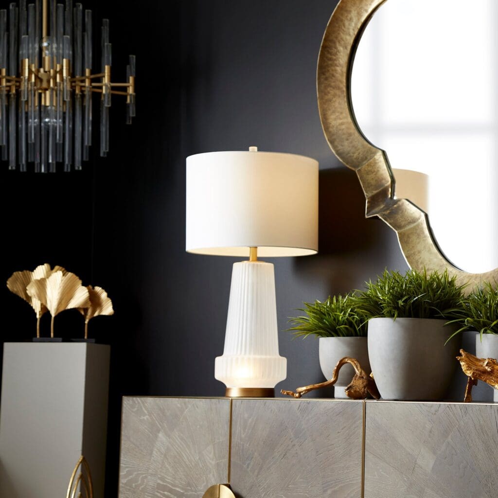 Cyan Design 11034 Palme D'Or Sculpture - Gold & Black Medium Size - Elegant Home Decor for Living Room, Office, or Gift