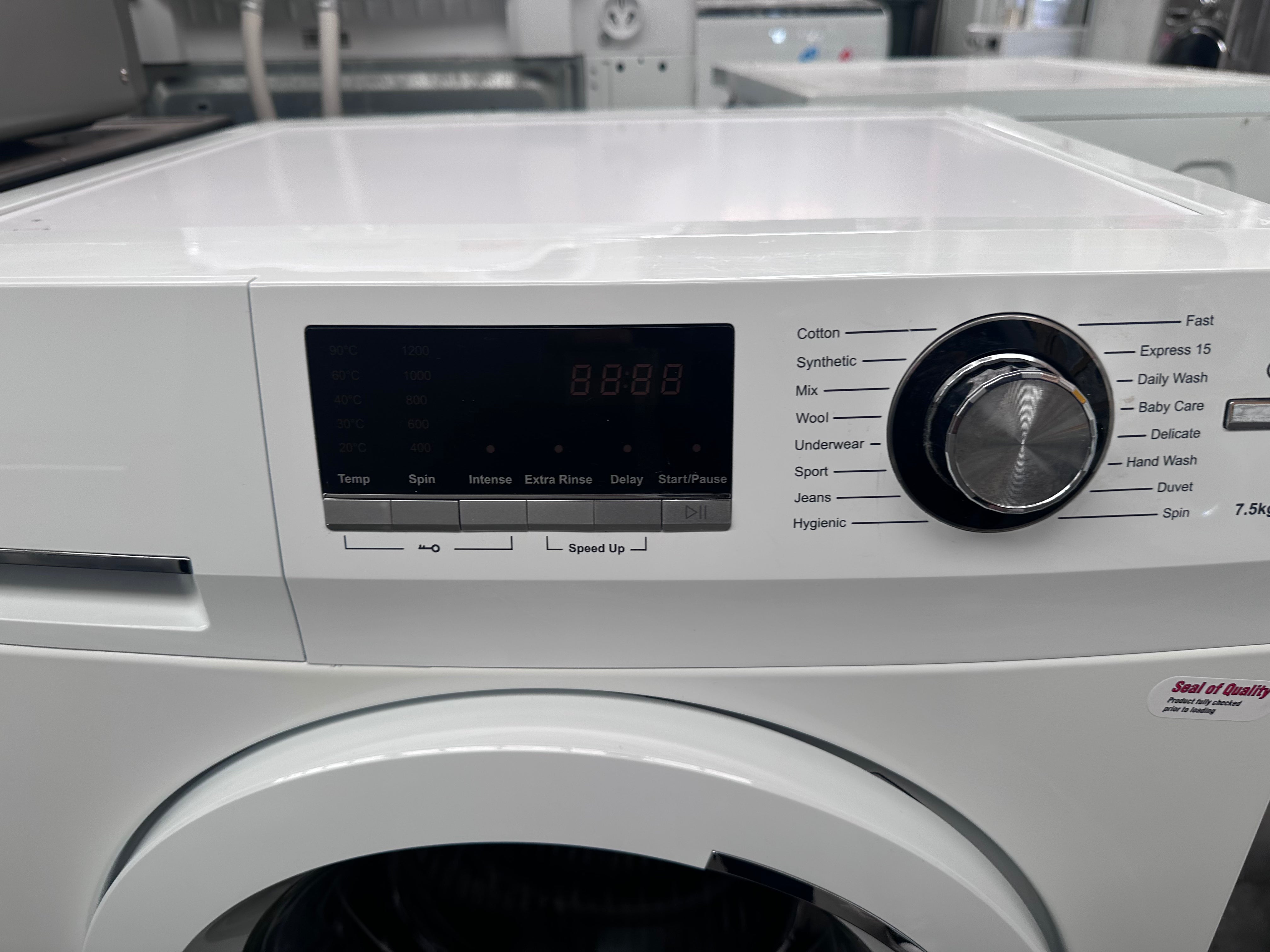 Haier 7.5kg Front Load Washing Machine [Certified Refurbished] - Perfect for Apartments, Small Homes & Laundry Rooms
