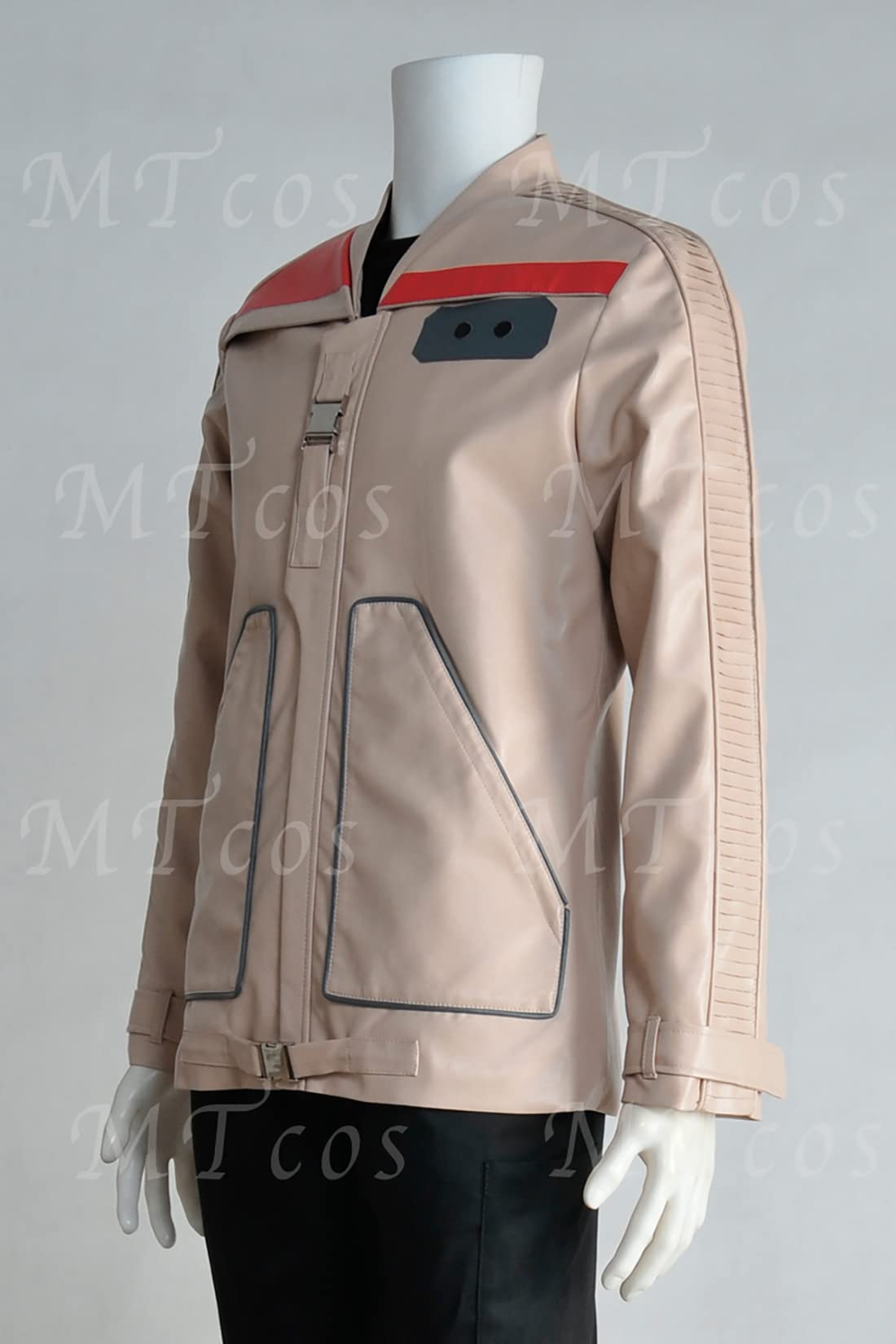 Finn Cosplay Costume for Men - The Force Awakens Leather Jacket Full Set | Star Wars Movie Costume, Halloween Cosplay Outfit, Comic-Con Costume Party
