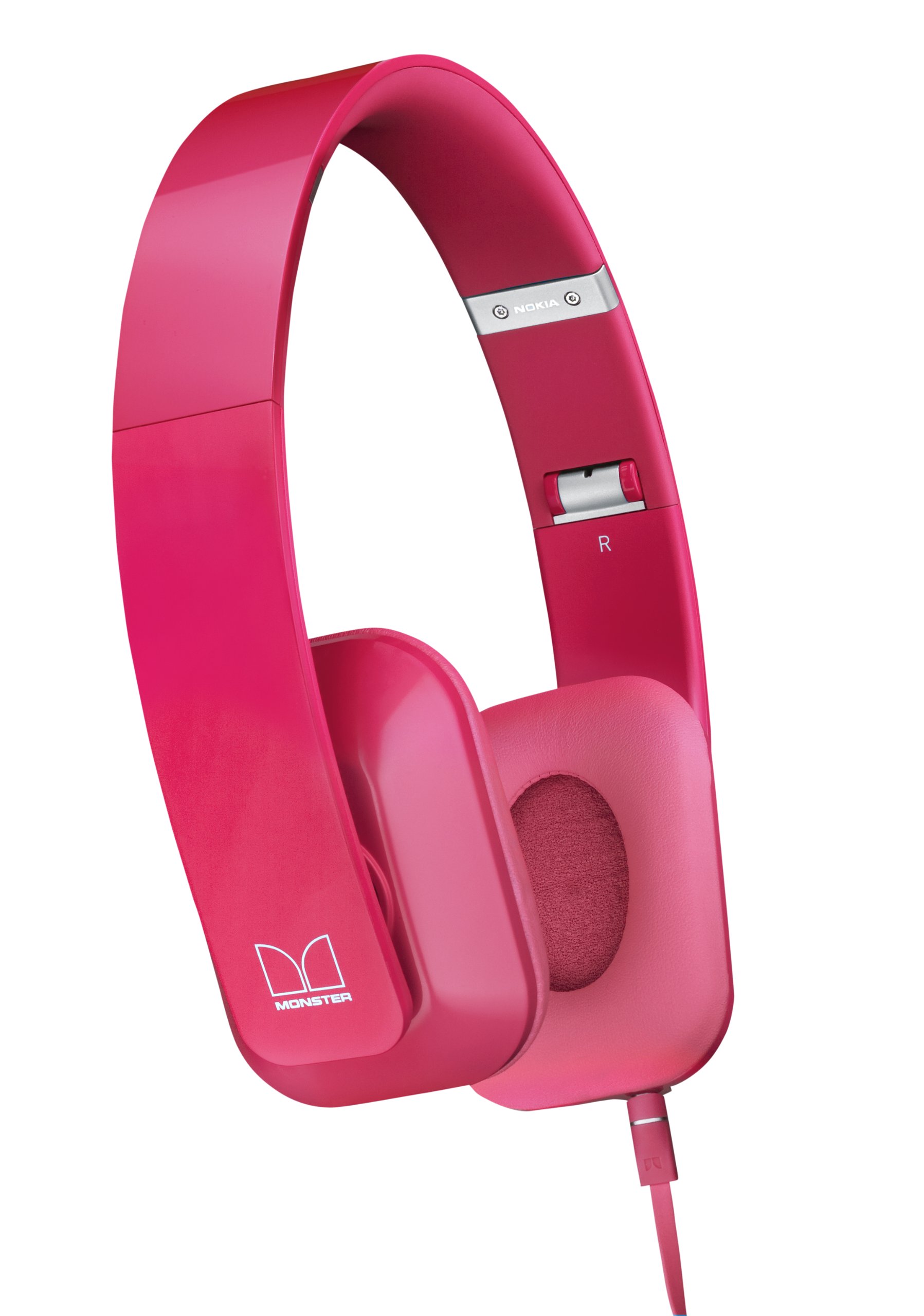 Monster WH930MA MAGENTA Nokia Purity On-Ear Stereo Headphones - Wireless Bluetooth Headset with Noise Cancelling for Music, Gaming & Travel