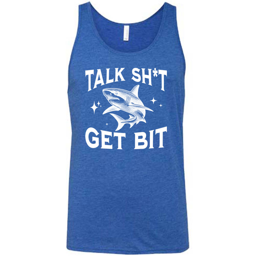 Talk Shit Get Bit Unisex T-Shirt - Funny Sarcastic Graphic Tee for Men & Women - Perfect for Casual Wear, Parties & Gifts