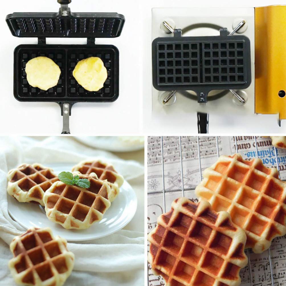Non-Stick Waffle Mold for Cake Maker - Hemoton Waffle Baking Tool, DIY Creative Cake Mould for Homemade Waffles & Pancakes | Perfect for Breakfast, Desserts & Party Treats