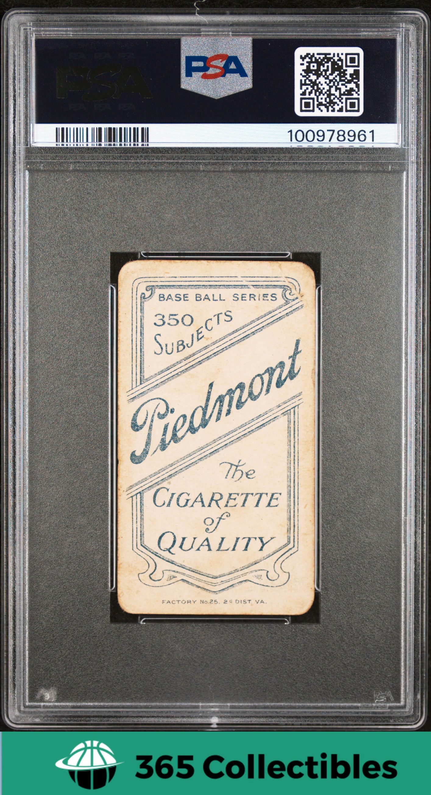 1909 T206 Piedmont 350 Tobacco Baseball Card - Bob Rhoads Right Arm Extended PSA 1.5 - Rare Vintage Collectible for Baseball Memorabilia & Sports Card Enthusiasts
