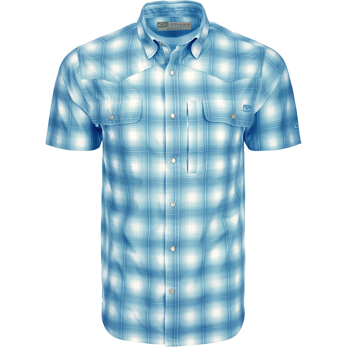 Cinco Ranch Western Plaid Button Down Short Sleeve Shirt for Men - Casual Cowboy Style Shirt for Summer, Outdoor, and Country Western Wear