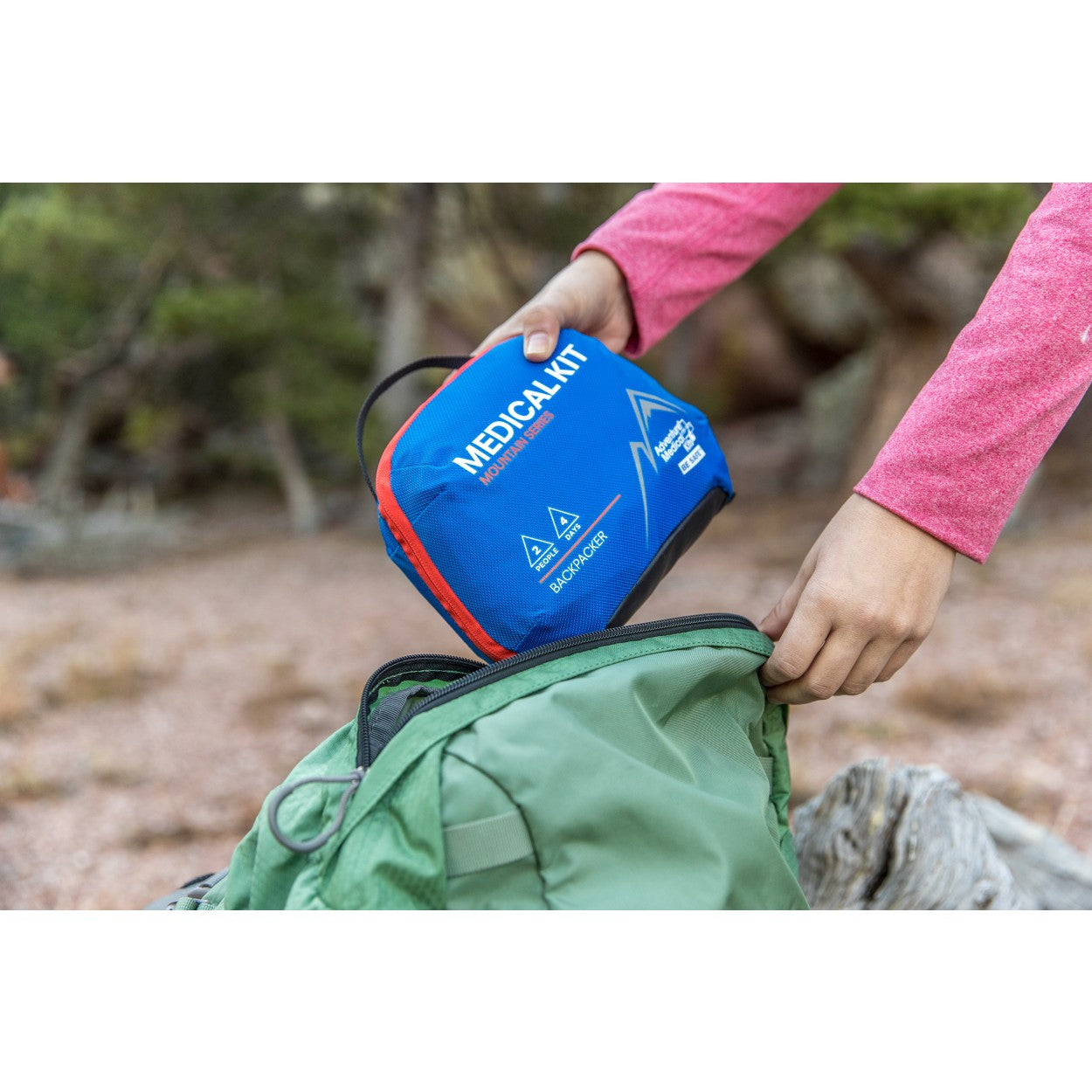 Adventure Medical Kits Mountain Series Backpacker First Aid Kit - Compact Emergency Medical Supplies for Hiking, Camping & Outdoor Adventures