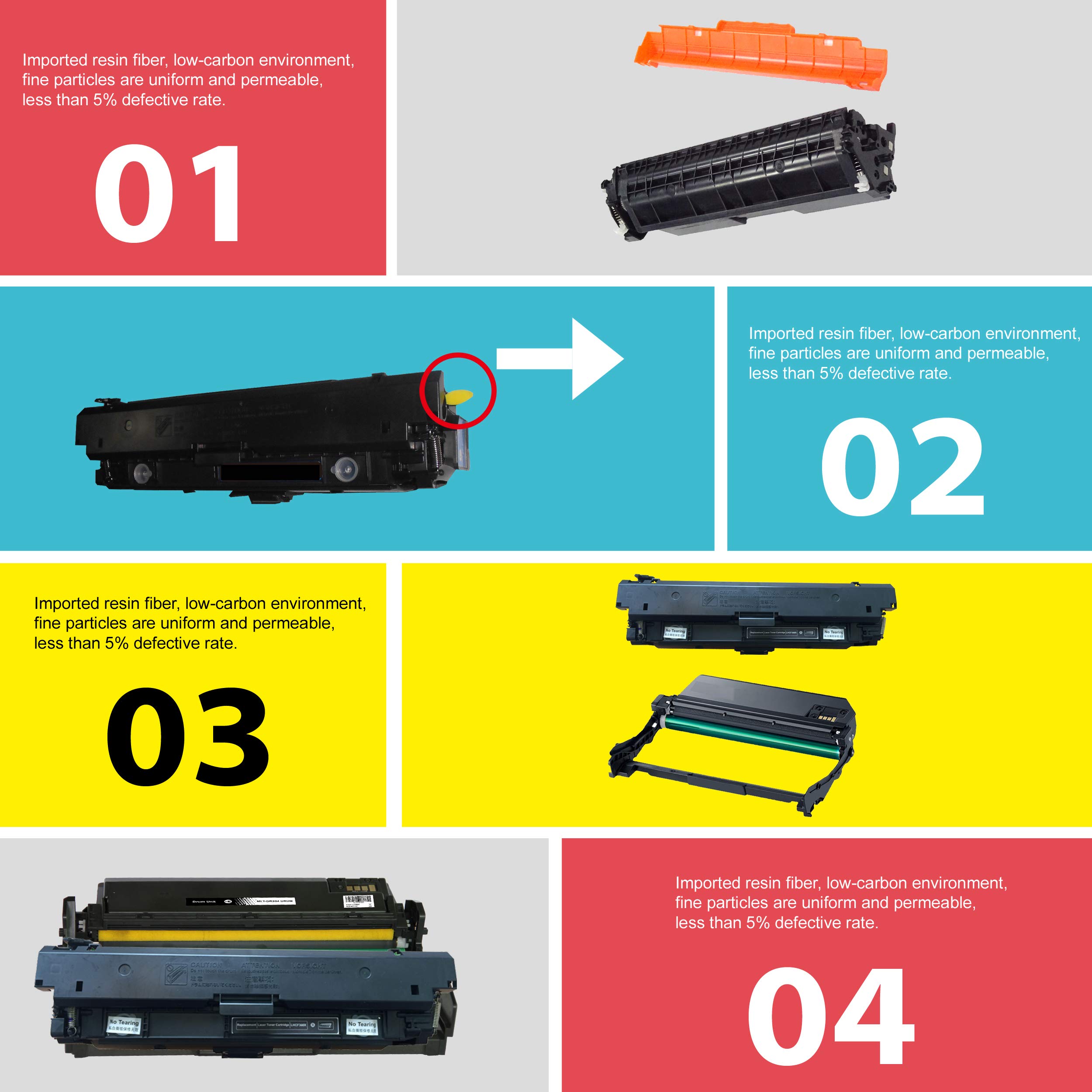 Brother TN660 Toner Cartridge - 4 Black Set for HL-L2300D Printers - Home & Office Use
