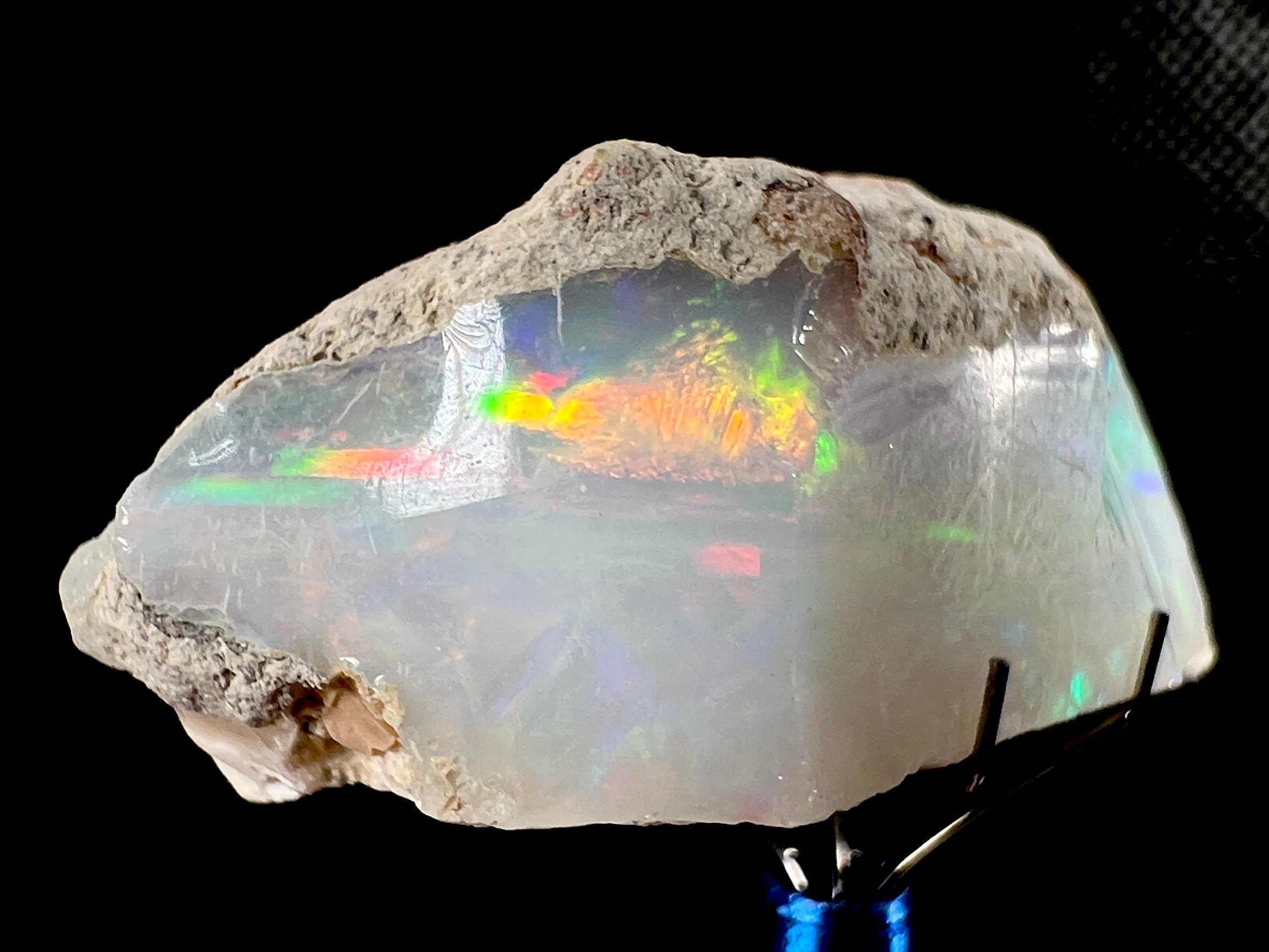Premium 4A+ Welo Opal Raw Crystal - Natural Cutting Grade Opal Gemstone, October Birthstone for Jewelry Making & Healing Crystals (50649) | Perfect for Handmade Rings, Necklaces & Spiritual Healing