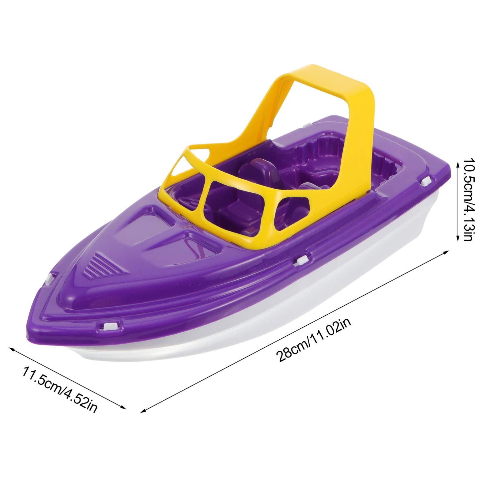 **1pc Kids Bath Boat Toy - Plastic Floating Sailboat for Pool, Bathtub & Beach - Summer Water Play & Birthday Gift for Toddlers (Perfect for Outdoor Water Games & Indoor Bath Time Fun)**