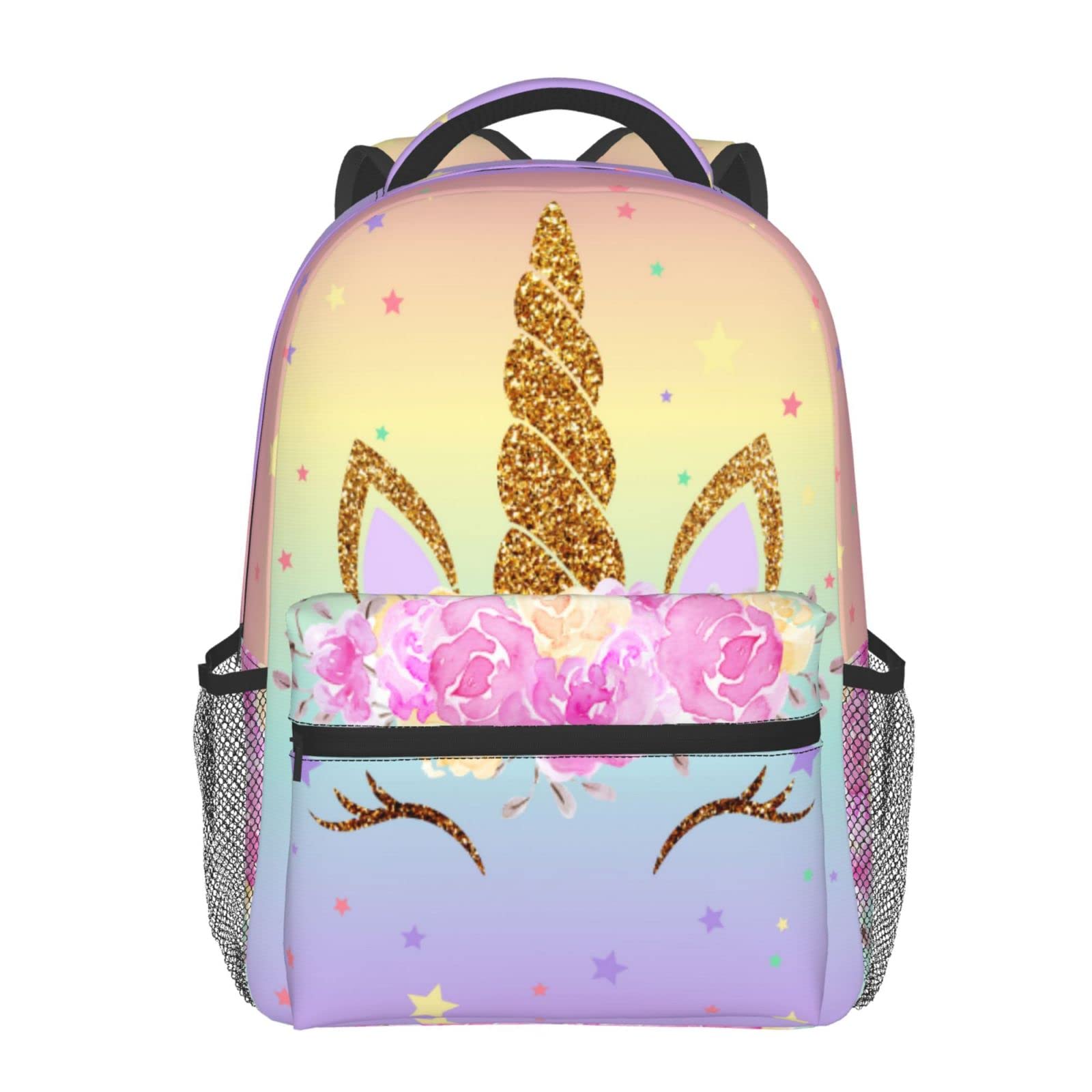 Adorable Unicorn School Backpack for Kids - Lightweight Laptop Book Bag for Boys & Girls, Perfect for Travel, Hiking, Camping & Daily Use | Durable Daypack for School, College & Outdoor Adventures