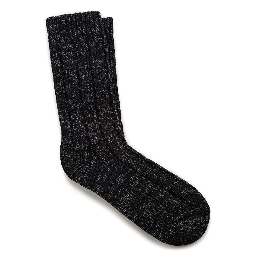 Birkenstock Men's Cotton Twist Socks - Black Comfortable Cotton/Polyamide/Elastane Blend for Casual Wear & Outdoor Activities
