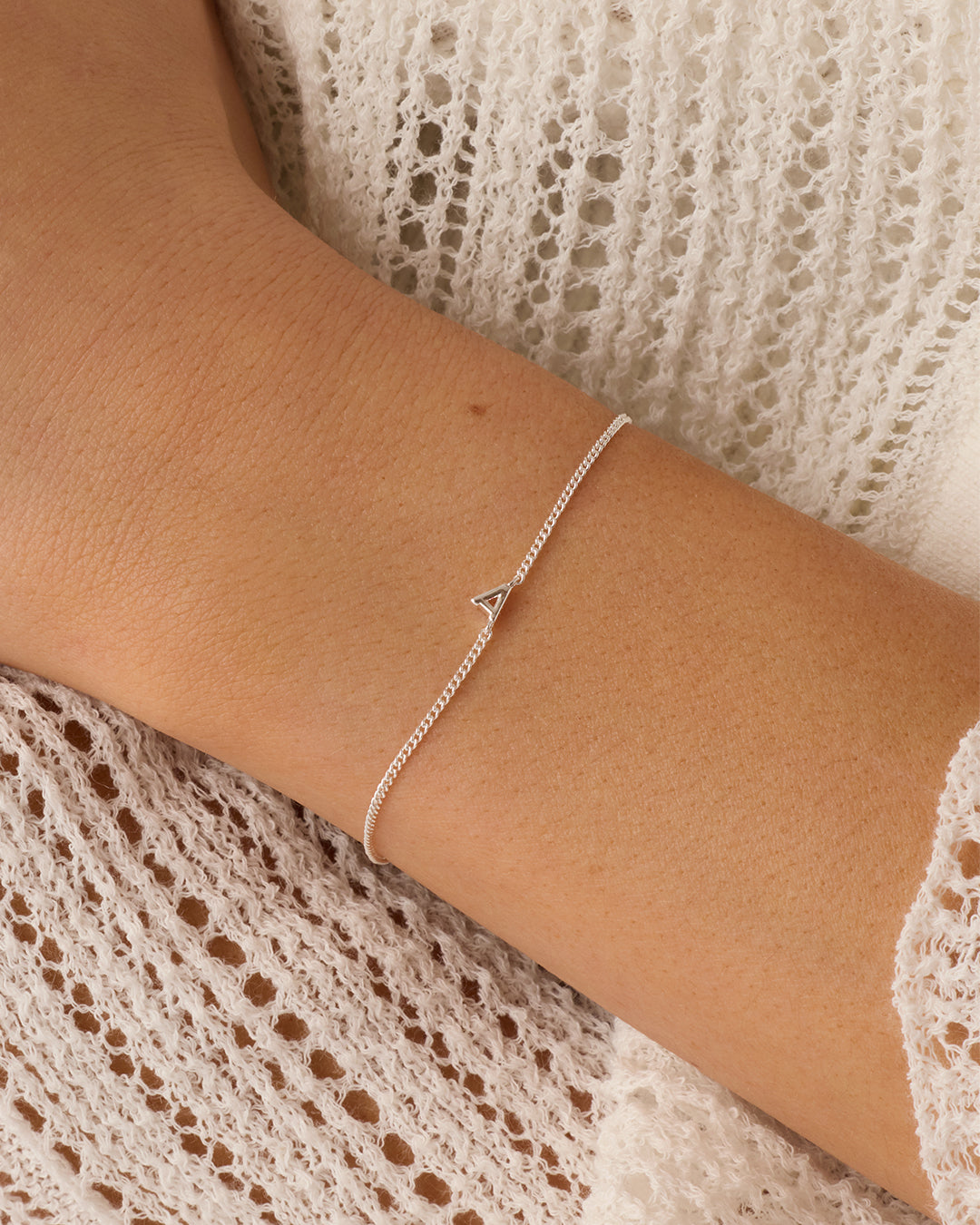 Wilder Mini Alphabet Bracelet - Personalized Initial Letter Bracelet for Women & Girls - Trendy Stackable Jewelry for Everyday Wear & Gifts