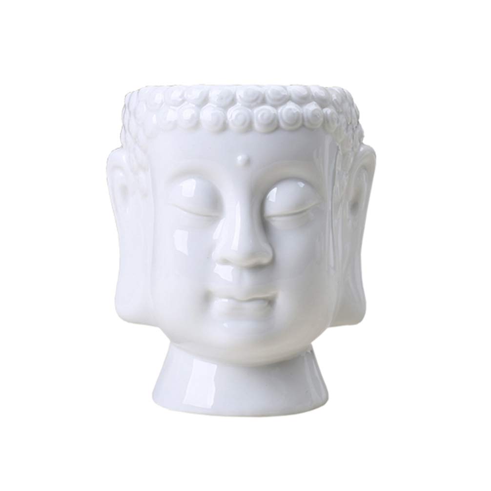 LIOOBO Artistic Ceramic Flower Pot - Modern Decorative Plant Pot for Home, Office, and Garden Decor | Perfect for Succulents, Herbs, and Indoor Plants