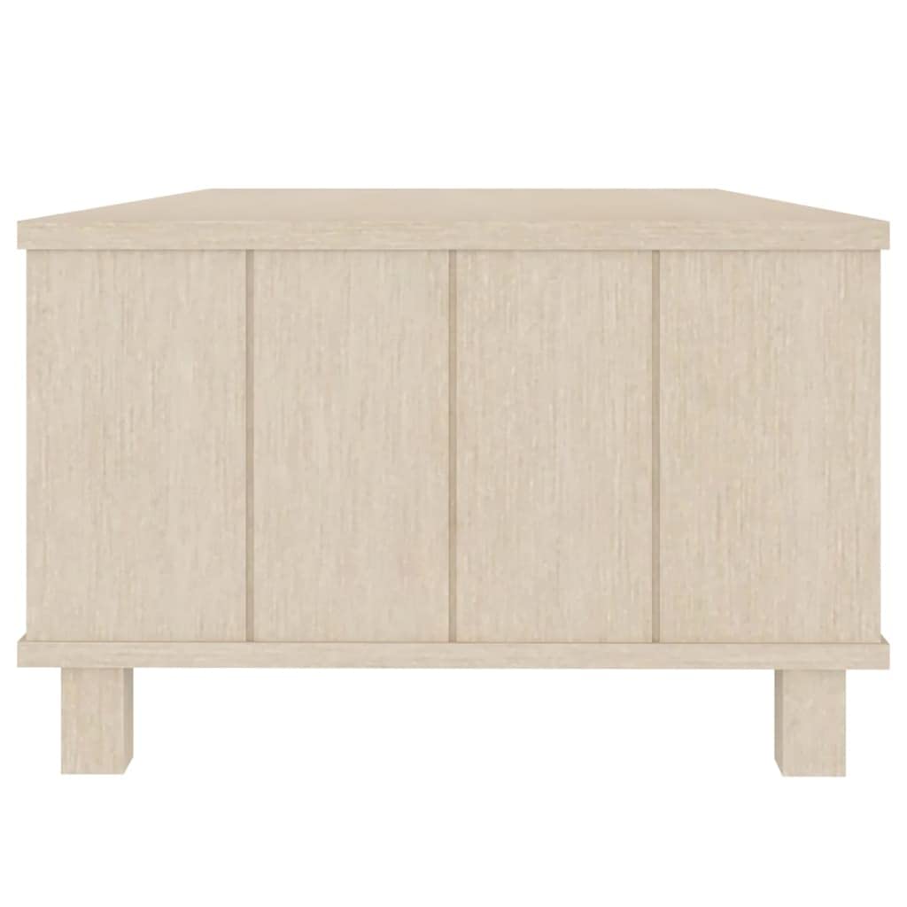 CHARMMA Solid Wood Pine Coffee Table - 39.4