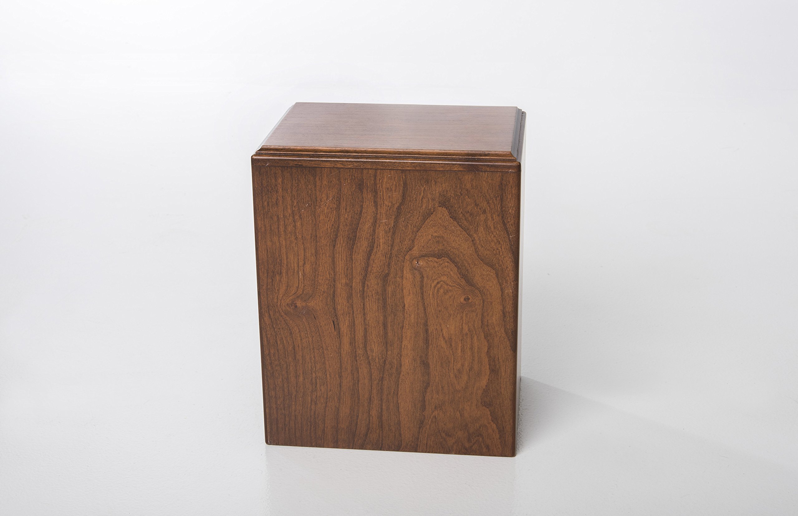 Premium Cherry Wood Cremation Urn for Adults - Handcrafted Memorial Urn for Ashes - Perfect for Home Display, Funeral Services & Memorial Keepsakes