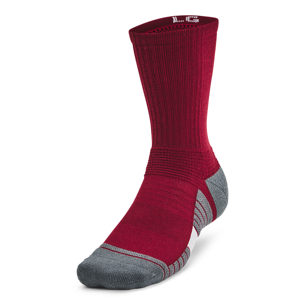 Men's & Women's Under Armour Team Crew Socks - Moisture-Wicking Athletic Socks for Running, Basketball & Workouts