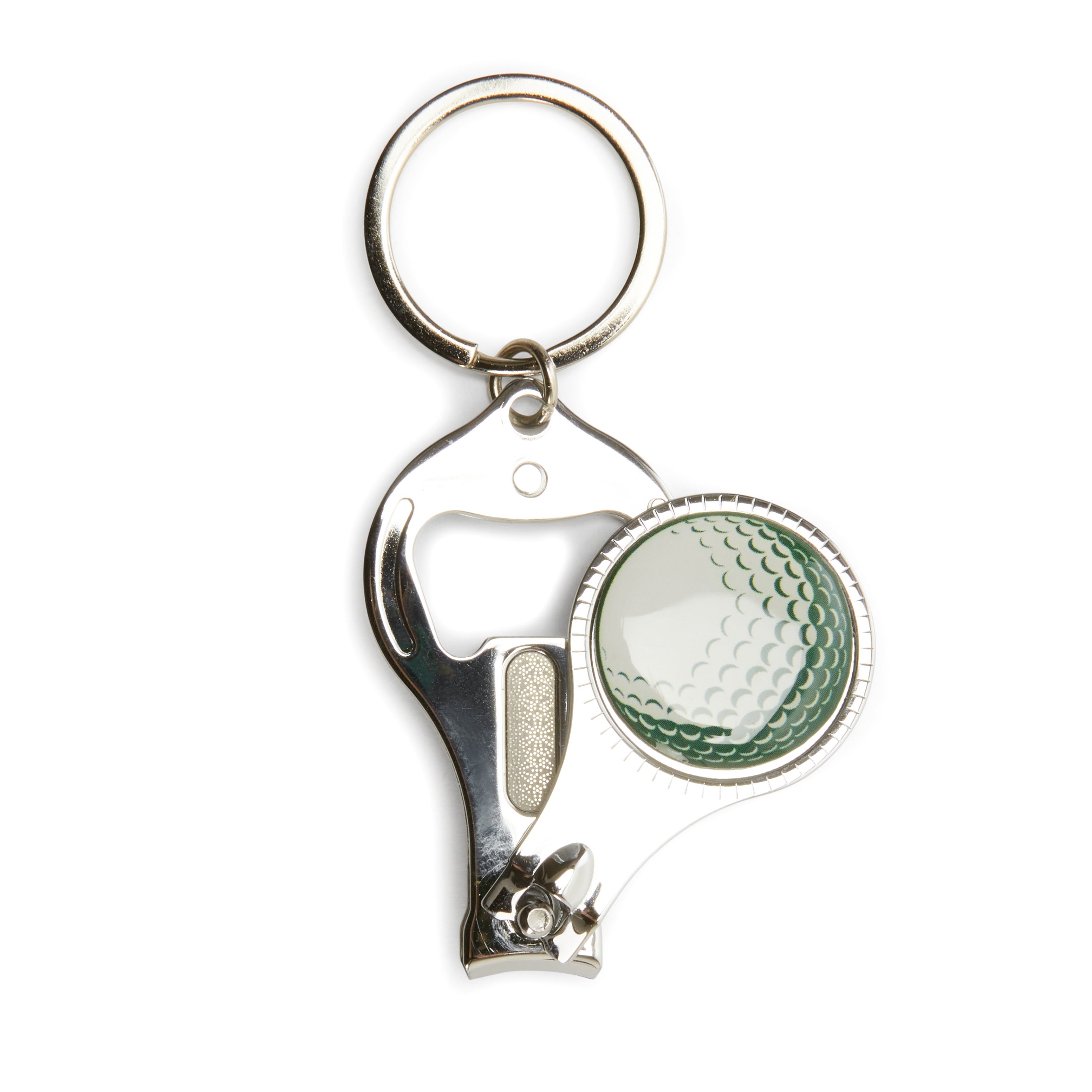 Premium Stainless Steel Golf Ball Design Nail Clipper - Sharp & Durable Fingernail & Toenail Clippers for Men & Women - Perfect for Golf Lovers, Travel, Home & Grooming Kits