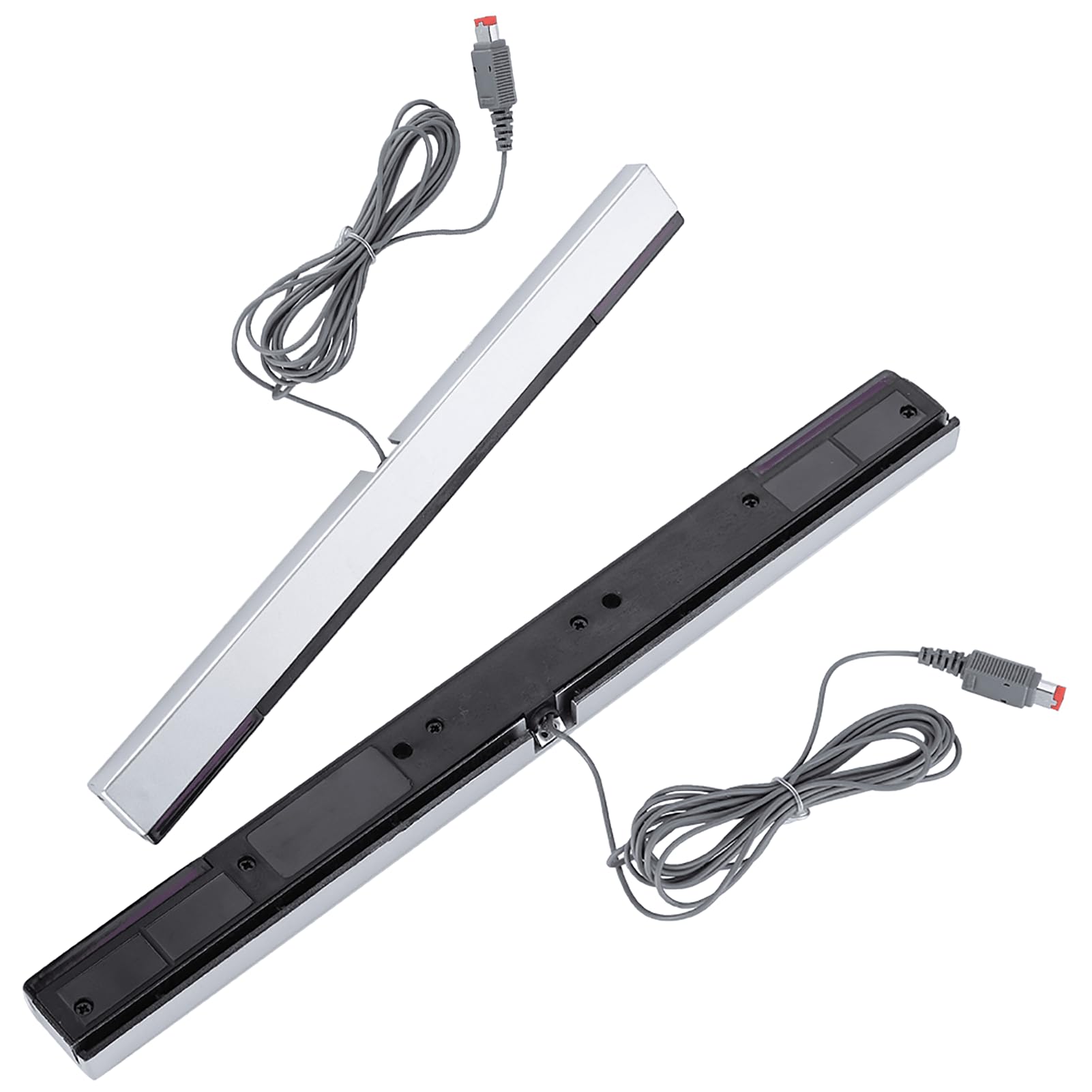 Original Wii Sensor Bar - Infrared IR Wired Receiver & Stand for Nintendo Wii Console - Perfect for Gaming, Home Entertainment & Motion Control Play
