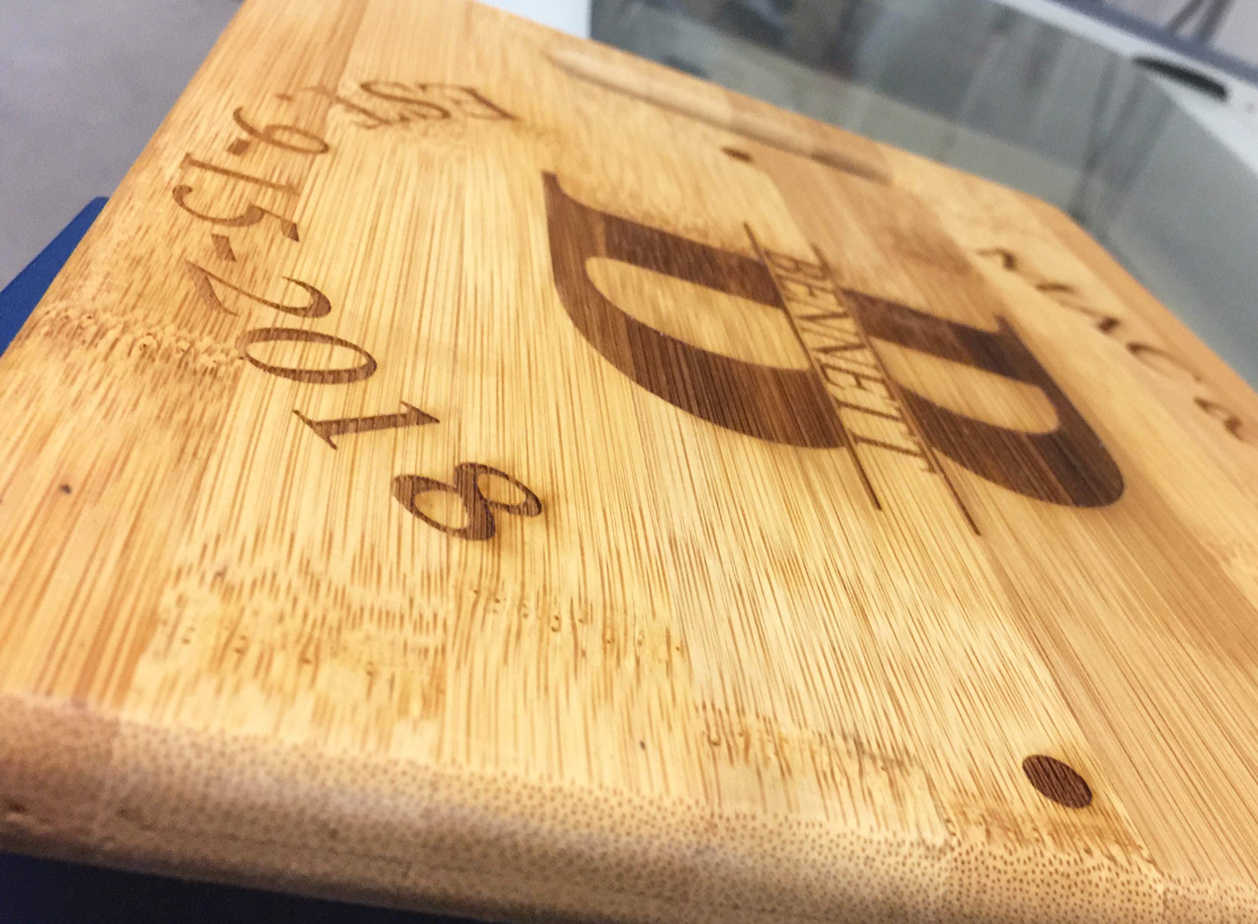 Premium Wooden Cutting Board - Elegant Wedding Gift for Bride & Groom, Bridal Shower Present, Housewarming Gift - Perfect for Kitchen Decor & Food Preparation