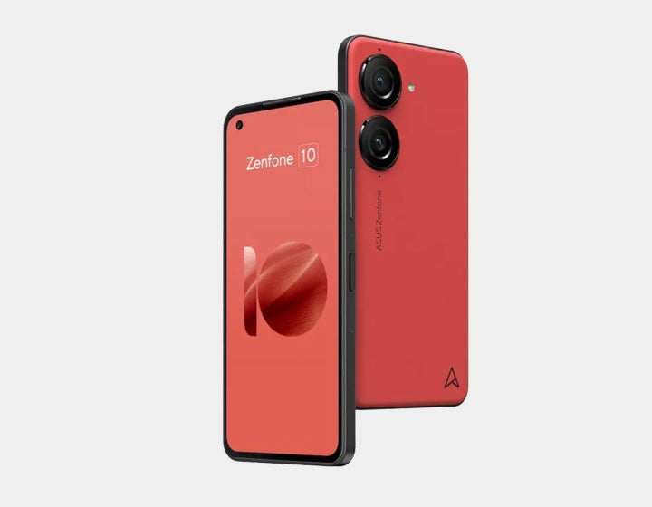 ASUS ZenFone 10 AI2302 5G Smartphone - Unlocked GSM Dual SIM 256GB Storage 8GB RAM - Powerful Android Phone for Gaming, Photography & Streaming (Red)