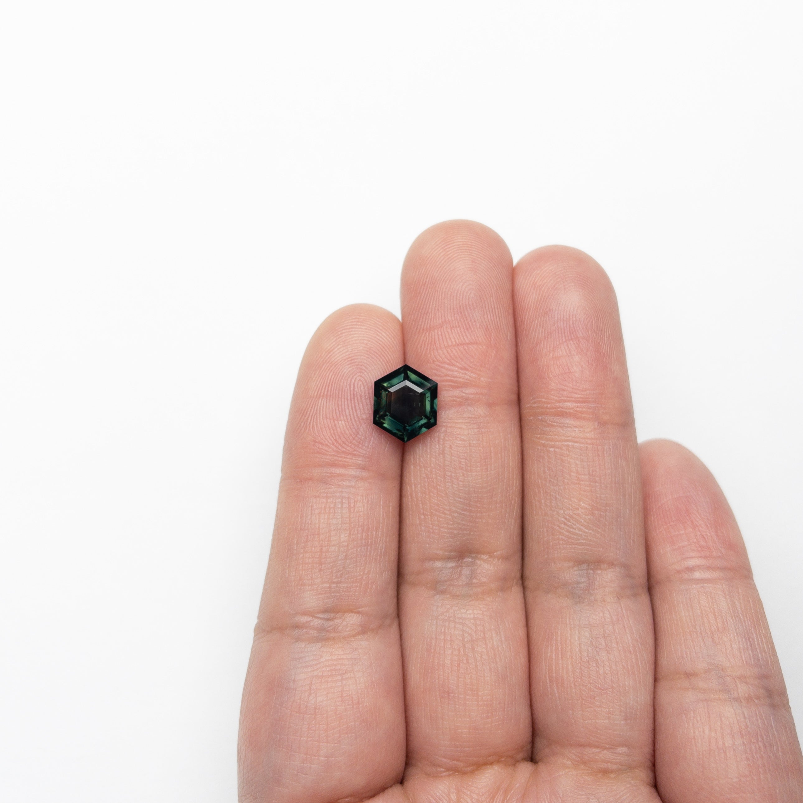 2.77ct Natural Hexagon Step Cut Blue Sapphire Gemstone - 9.86x7.96x4.28mm for Jewelry Making, Engagement Rings & Fine Collections