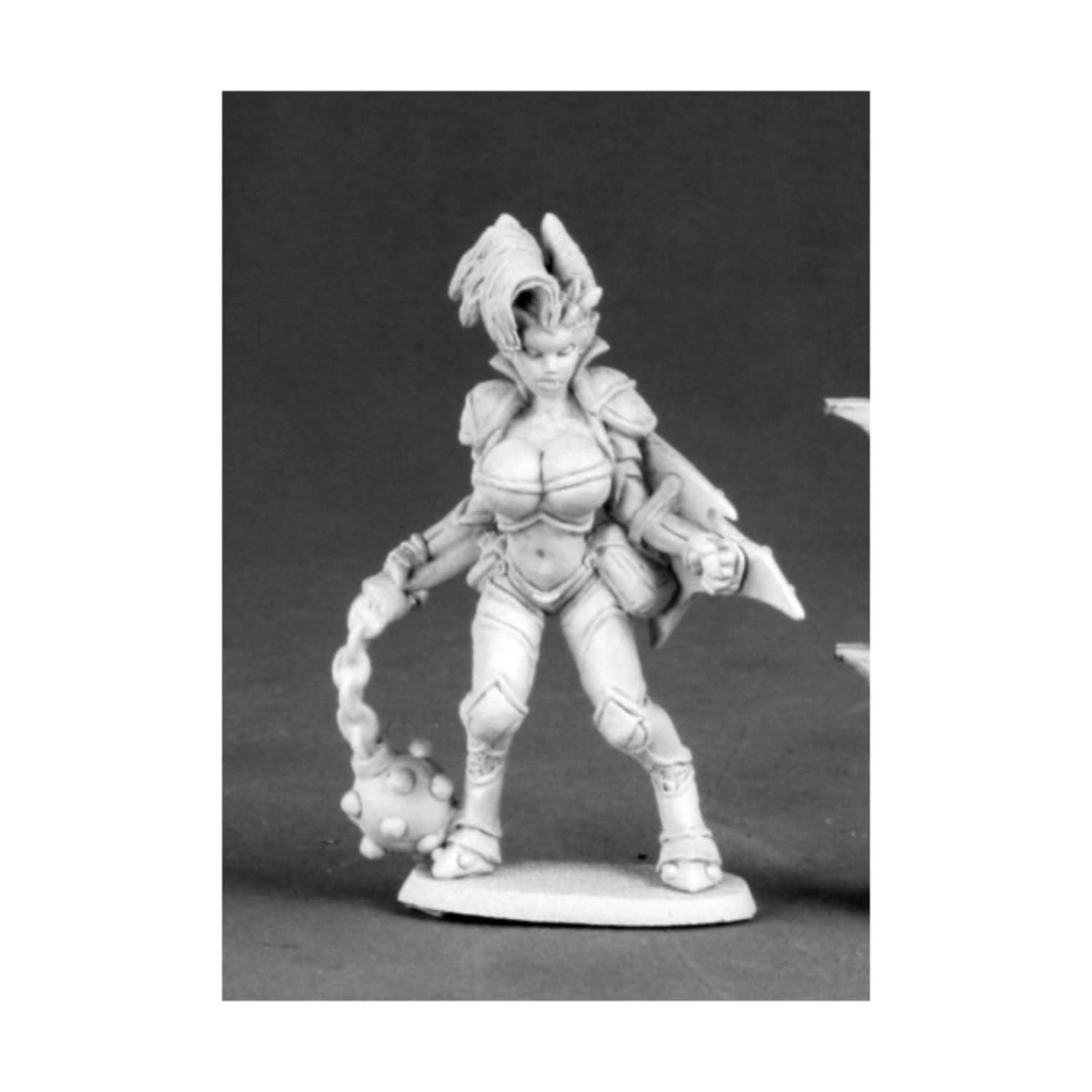 Reaper Miniatures Unpainted Twyla - Female Hellborn Warrior 03548 Dark Heaven Fantasy Miniature for Tabletop RPG & Wargaming Scenes