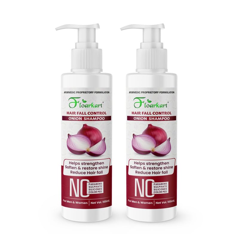 Sabtes Onion Shampoo for Hair Growth - Pack of 2 | Anti Hair Fall & Dandruff Treatment | Strengthens & Nourishes Hair for Thicker, Shinier Locks | Soothing Scalp Care for Smooth, Silky Hair | Perfect for Daily Use & Hair Regrowth Routine