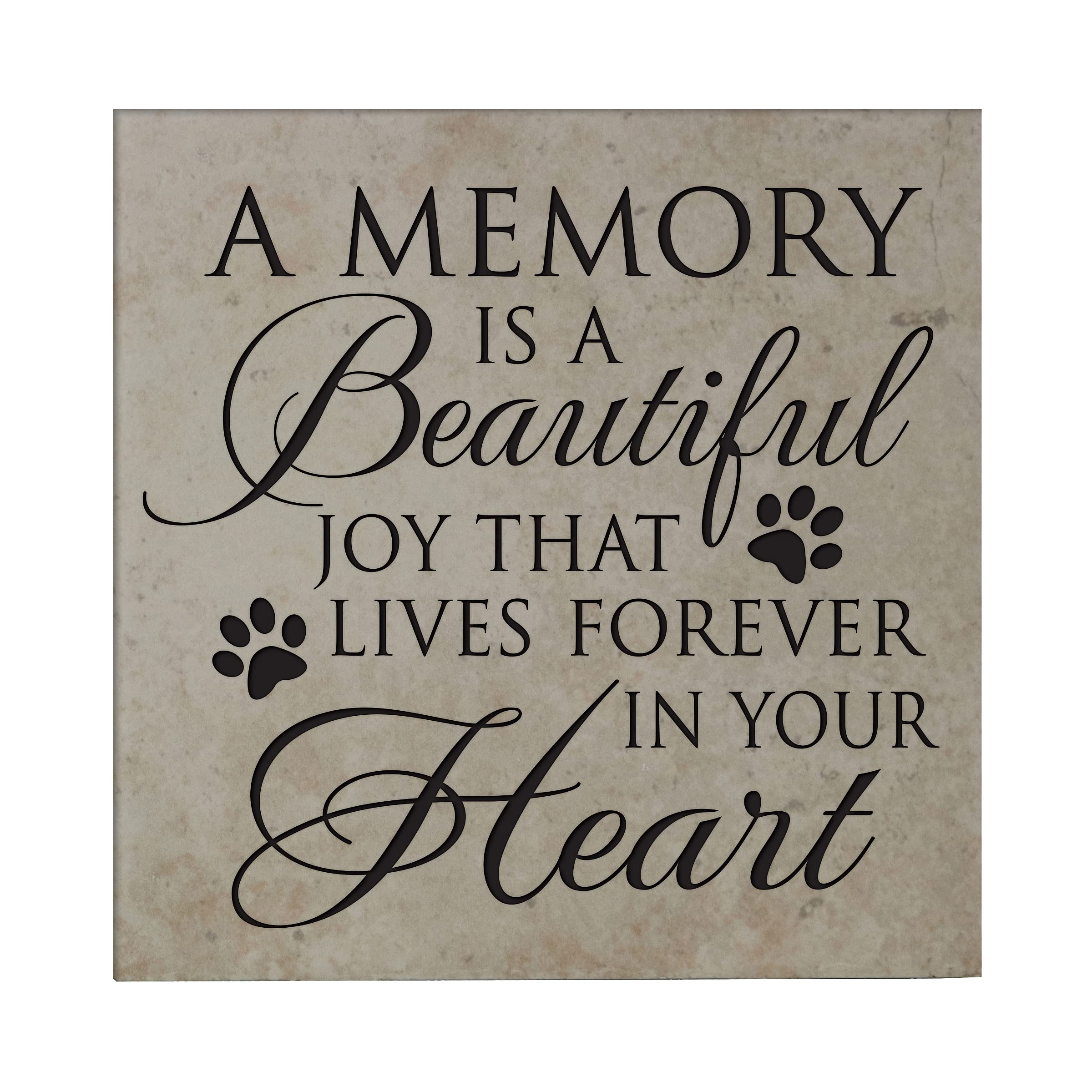 LifeSong Milestones Ceramic Trivets Set - Heat Resistant 5.75x5.75 Inch Kitchen Decor Accessories for Table Insulation - Inspirational Verse Home & Office Decor - Perfect for Hot Dishes, Coffee Mugs, and Protecting Tables from Heat Damage