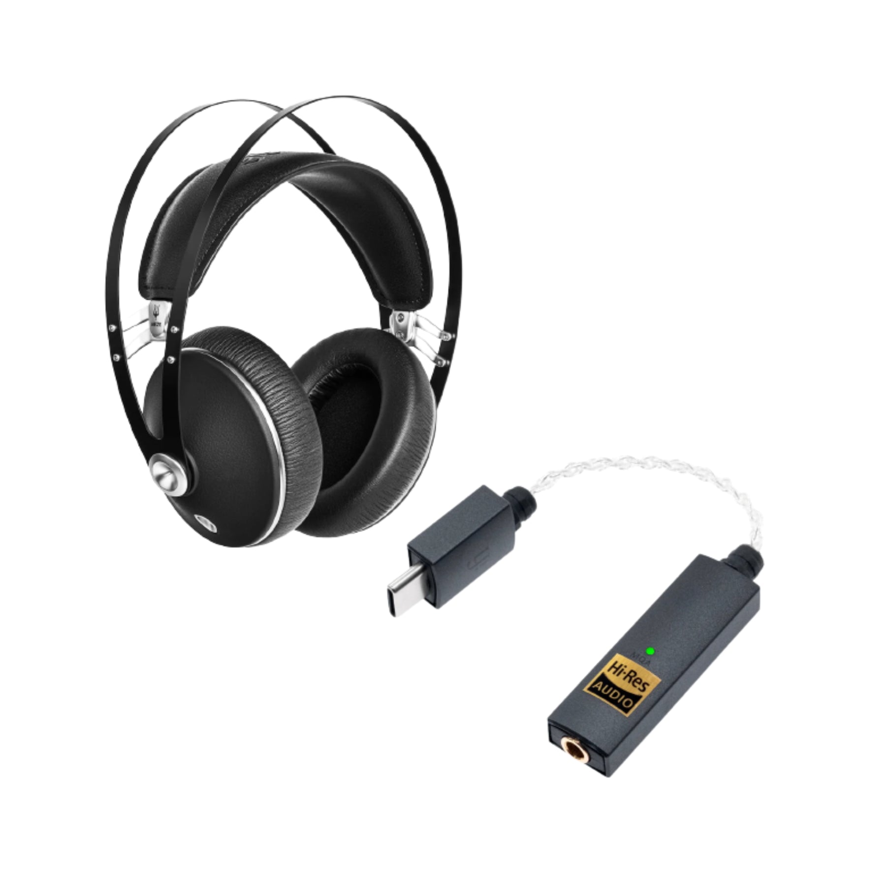 iFi Audio Go Link USB C DAC & Meze 99 Headphones Bundle - High-Resolution Portable Audio System for Music Lovers, Audiophiles, and Travel Use